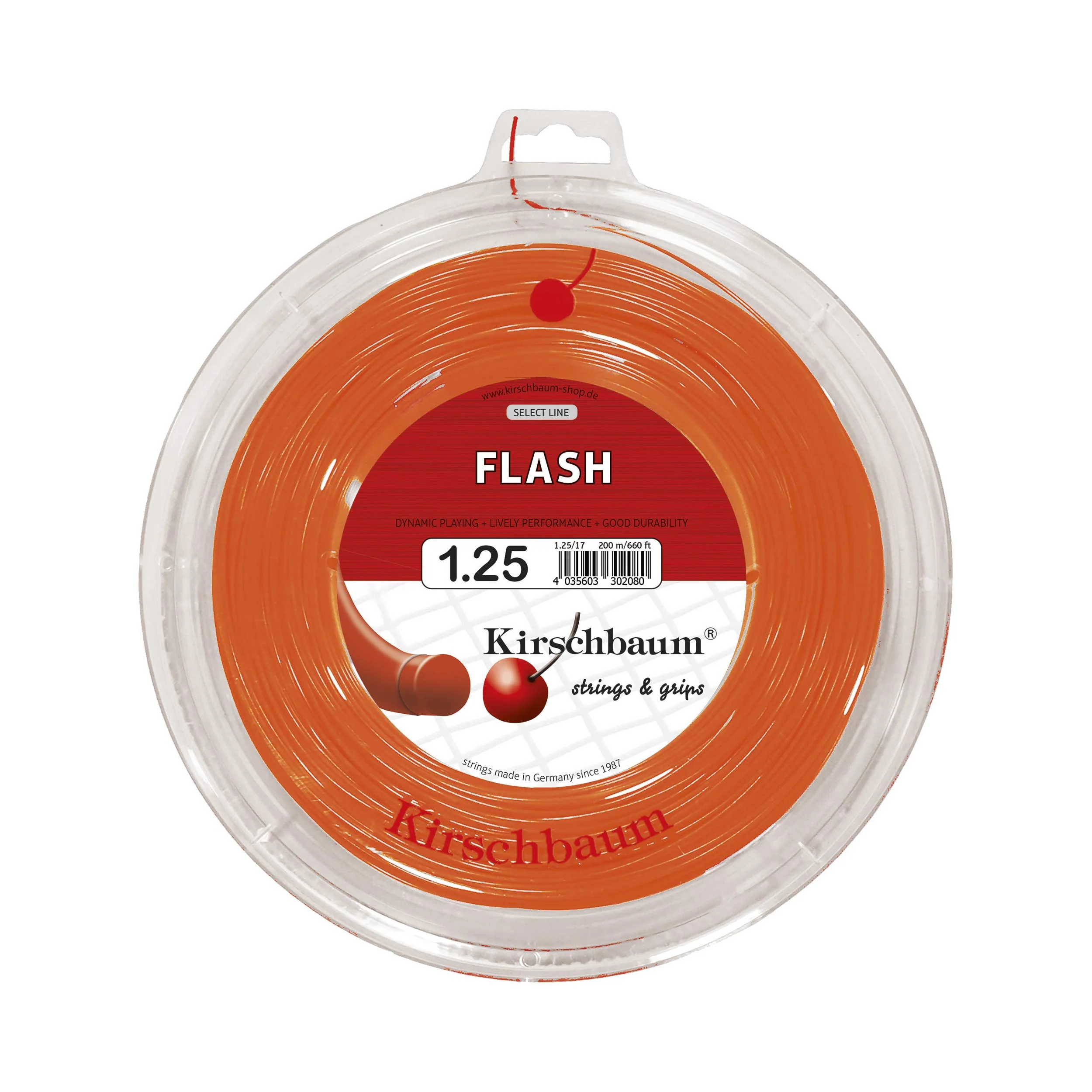 Flash Saitenrolle 200m-Orange