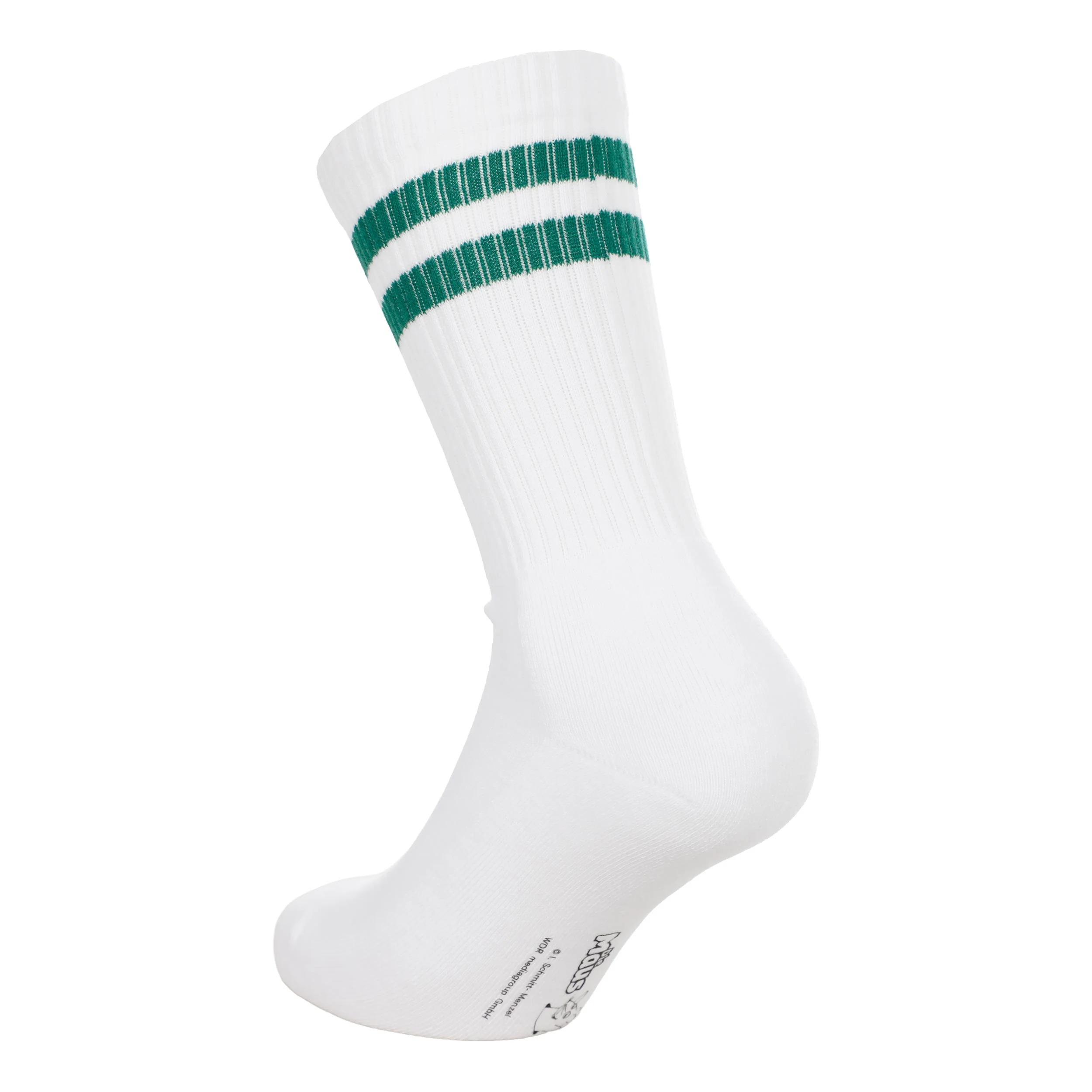 Maus Tennis Sportsocken Unisex - weiß, grün - Image 2