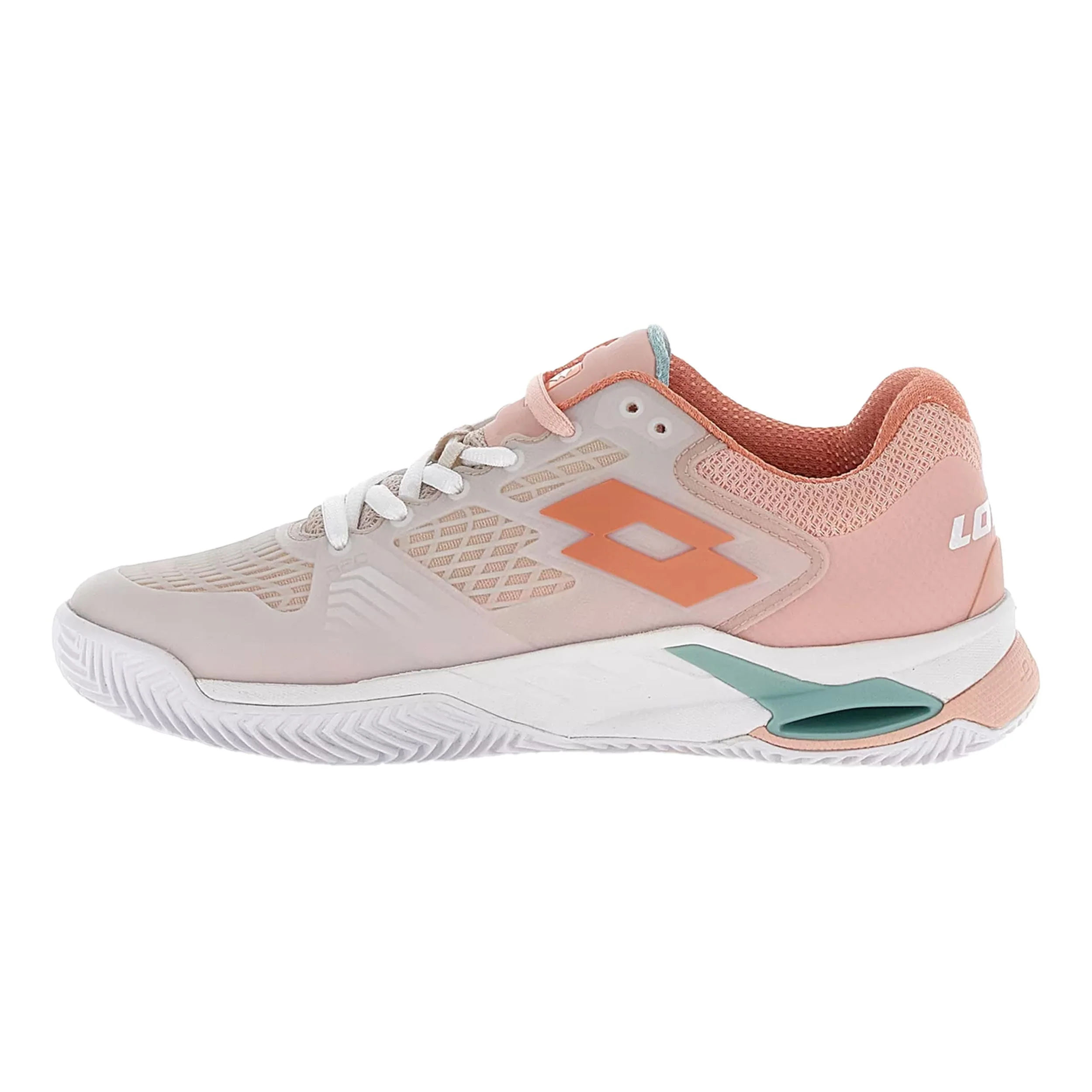 Mirage 100 II Sandplatzschuh Damen - weiß, koralle - Image 2