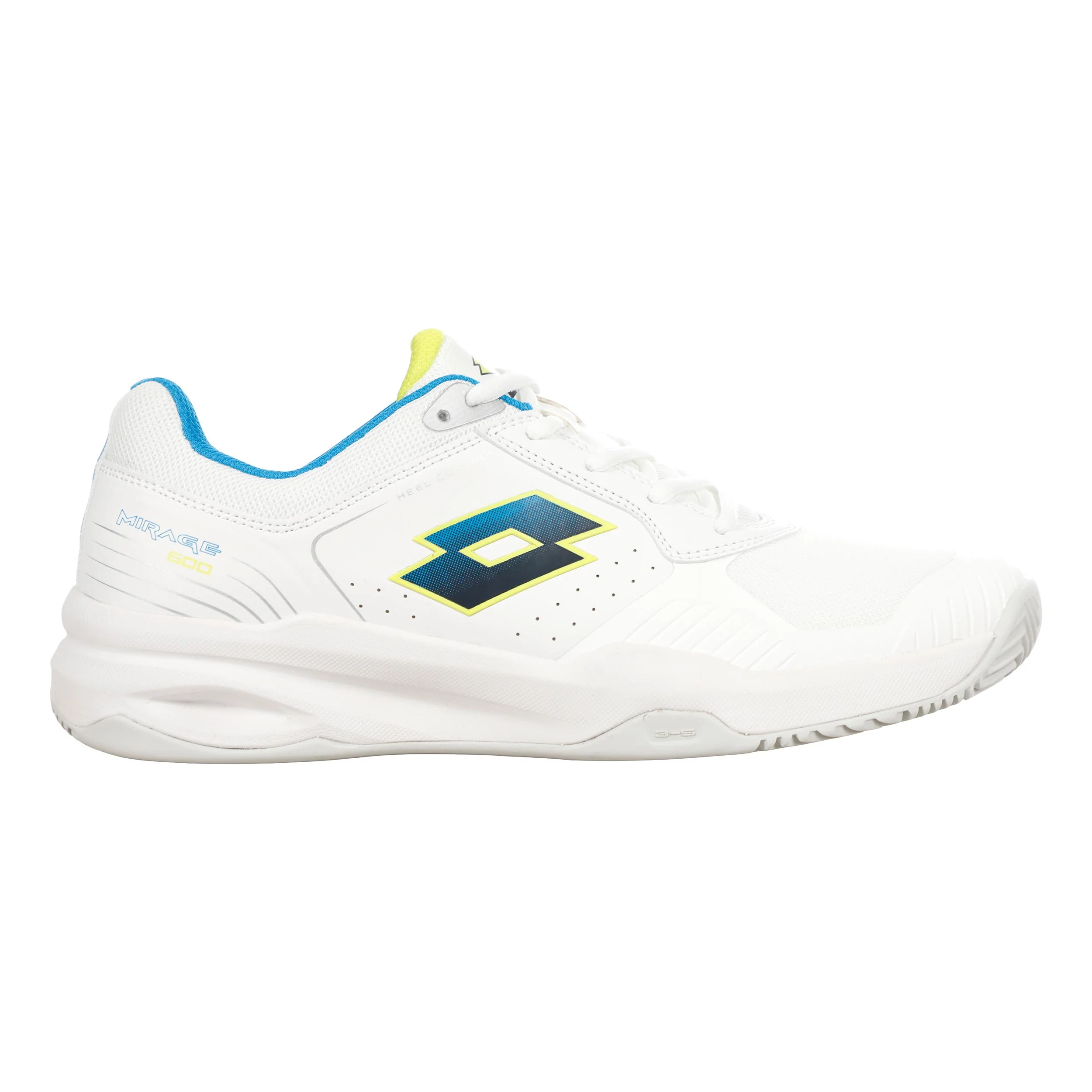 Mirage 600 CLY Sandplatzschuh Herren-weiß, türkis