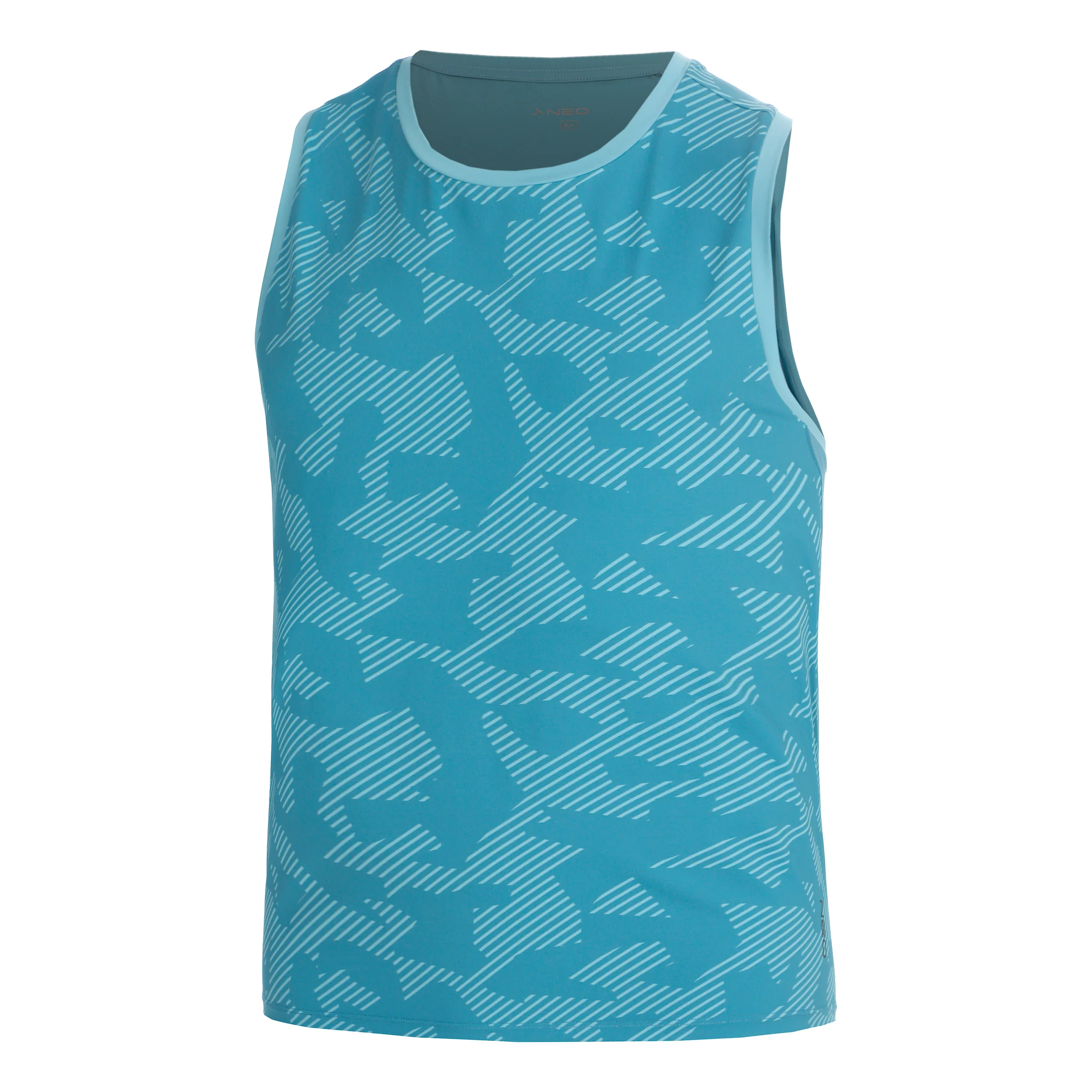 Feel the Vybe AOP Laufshirt Herren-türkis
