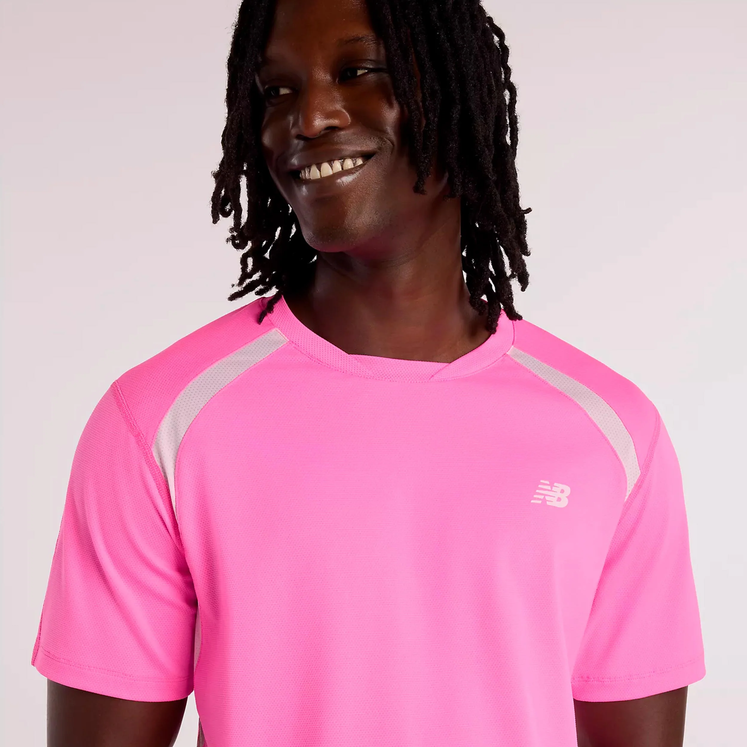 Tournament Novelty T-Shirt Herren-pink, weiß - Image 3