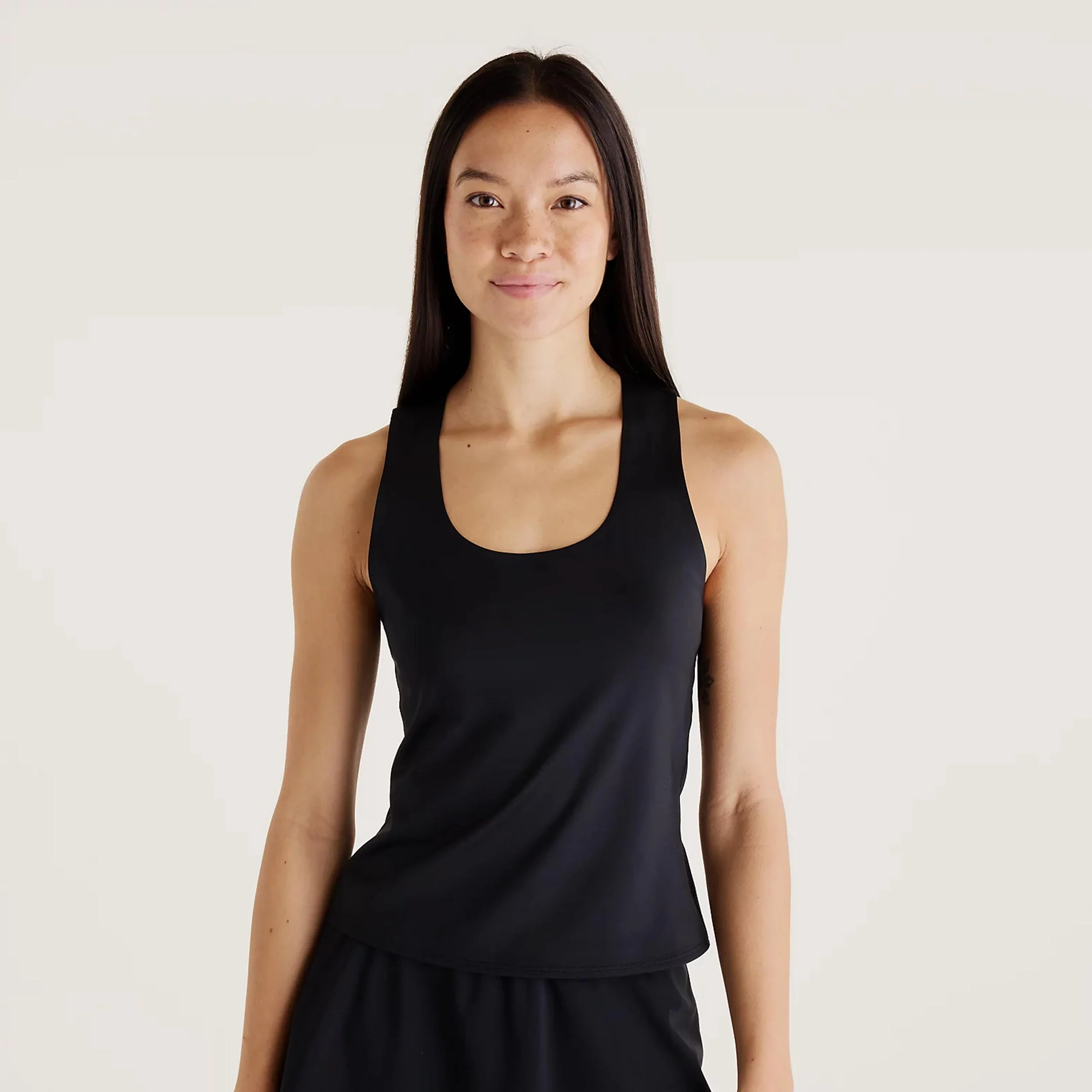 Tournament Tank-Top Damen-schwarz, weiß - Image 2