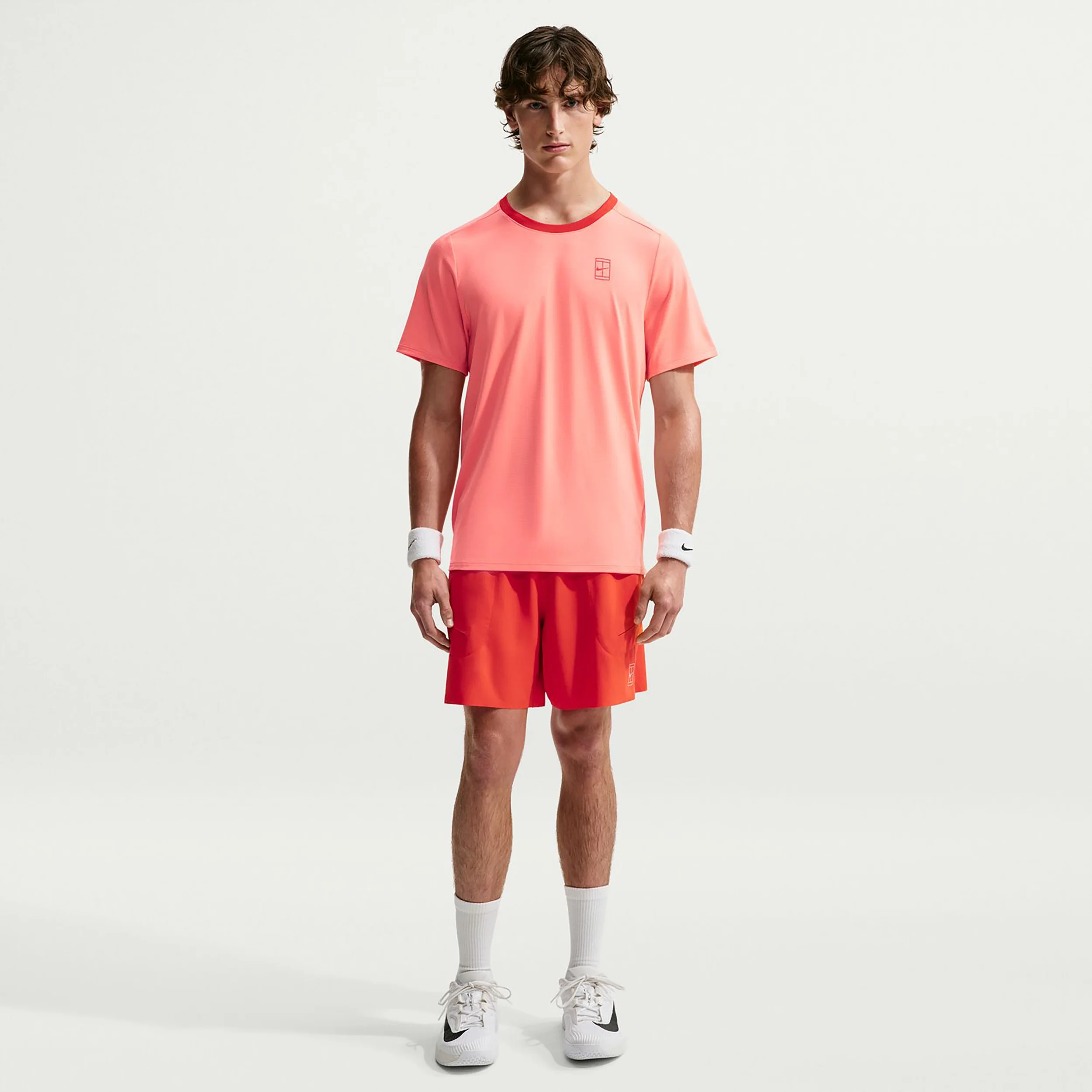 Carlos Alcaraz Court Dri-FIT Advantage T-Shirt Herren - koralle - Image 3