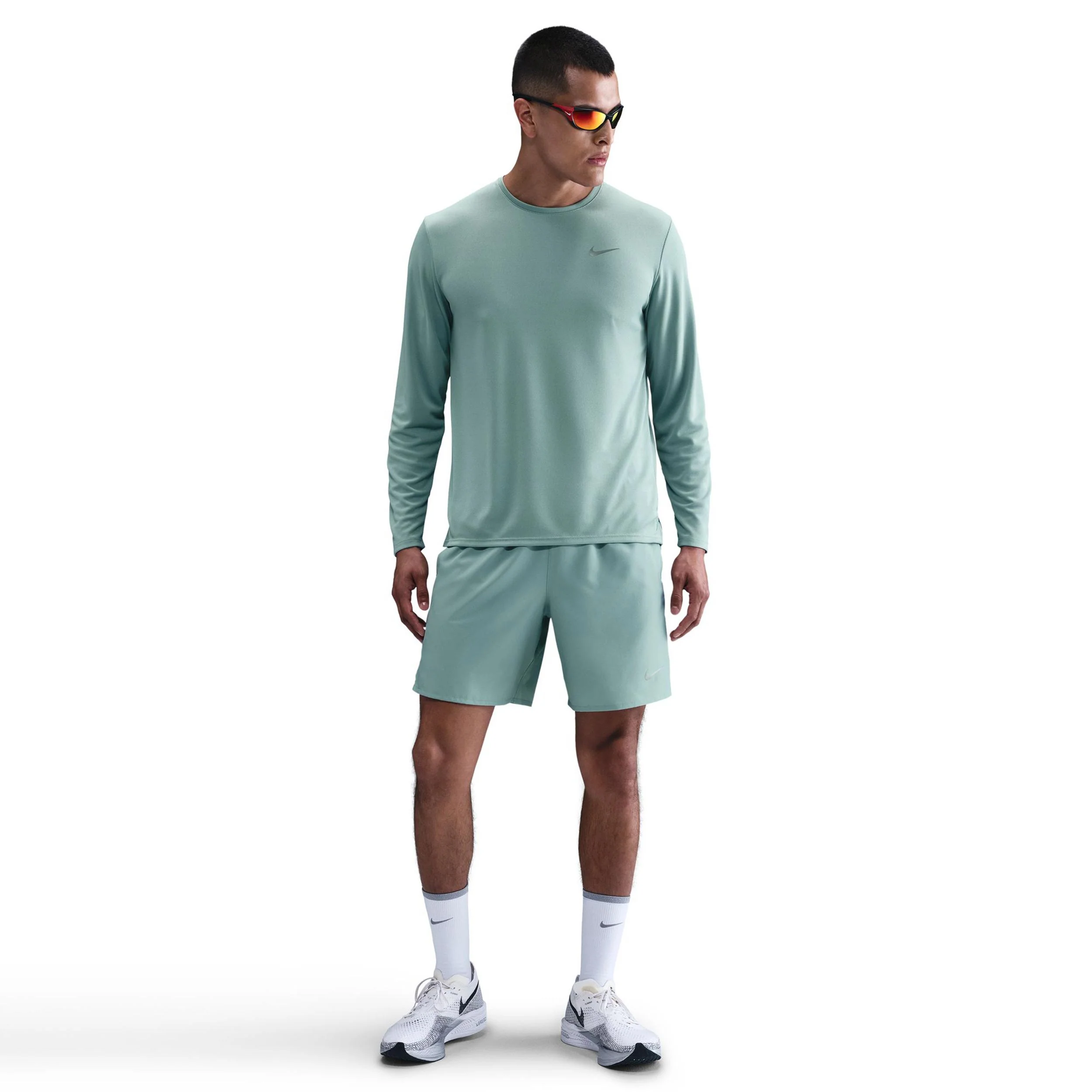 Challenger 7in Brief-Lined Laufshorts Herren - dunkelblau, schwarz - Image 2