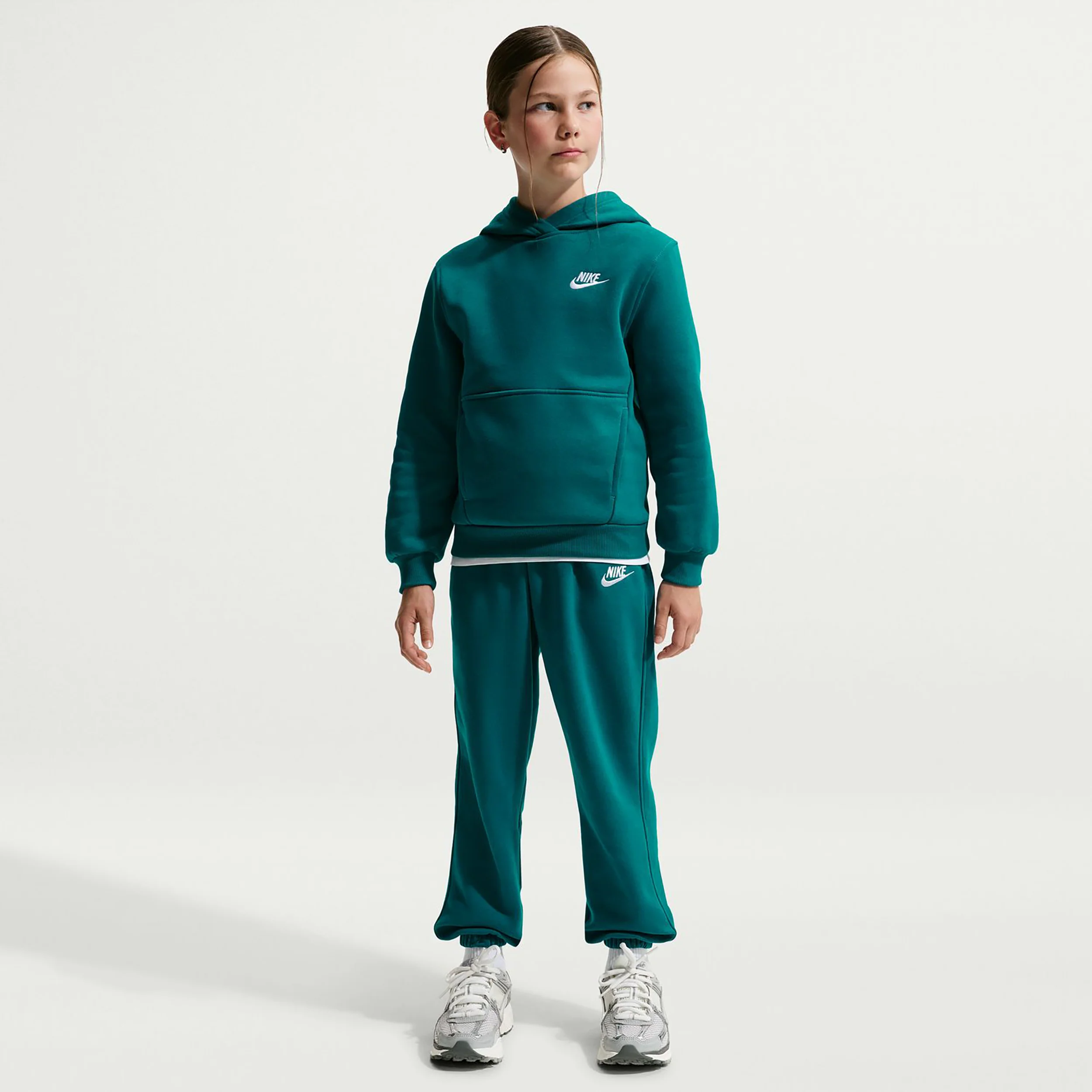 Club Fleece Hoody Kinder - petrol - Image 3