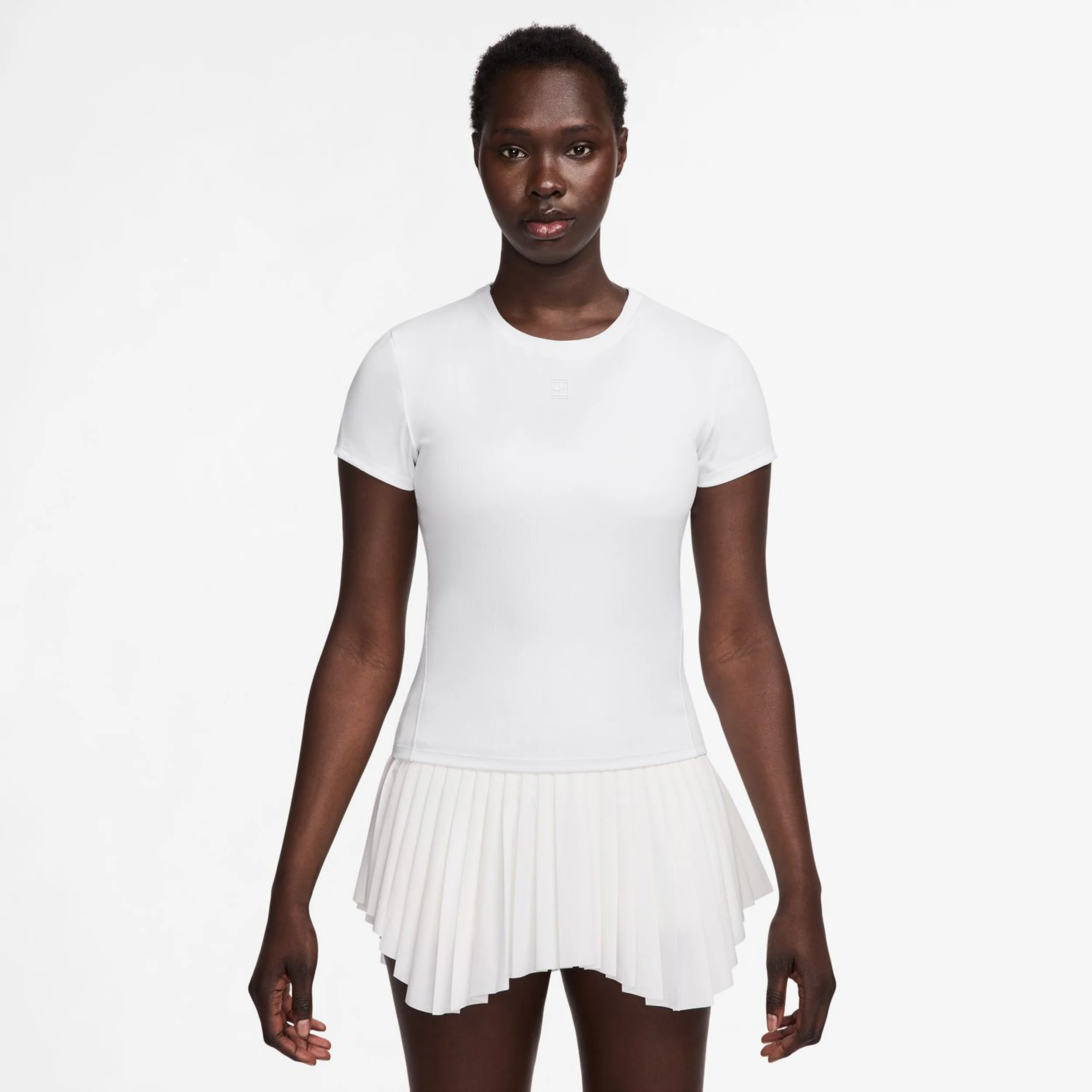 Court Dri-Fit Advantage T-Shirt Damen-Weiß,Weiß