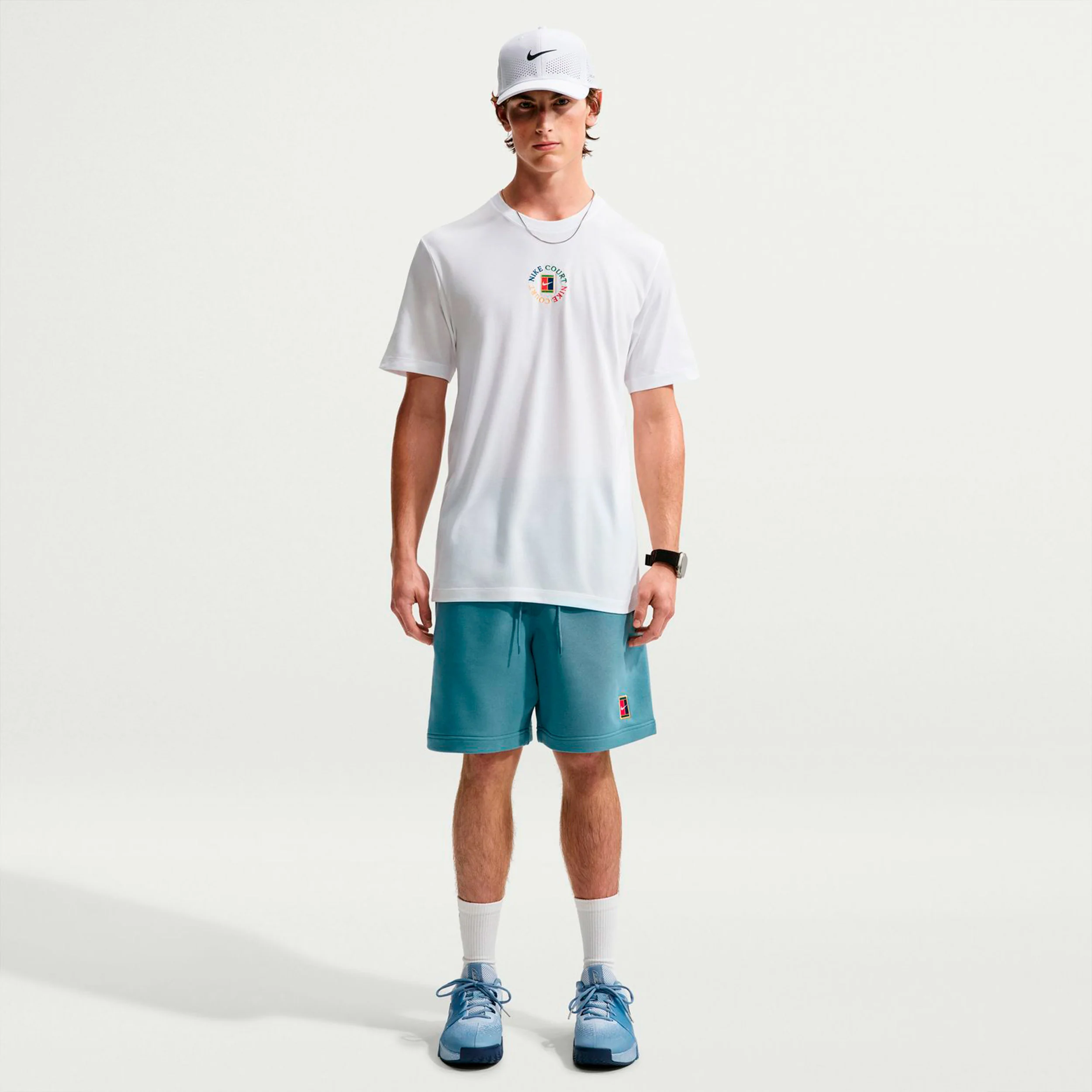 Court Dri-Fit Heritage Fleece Shorts Herren - petrol - Image 2