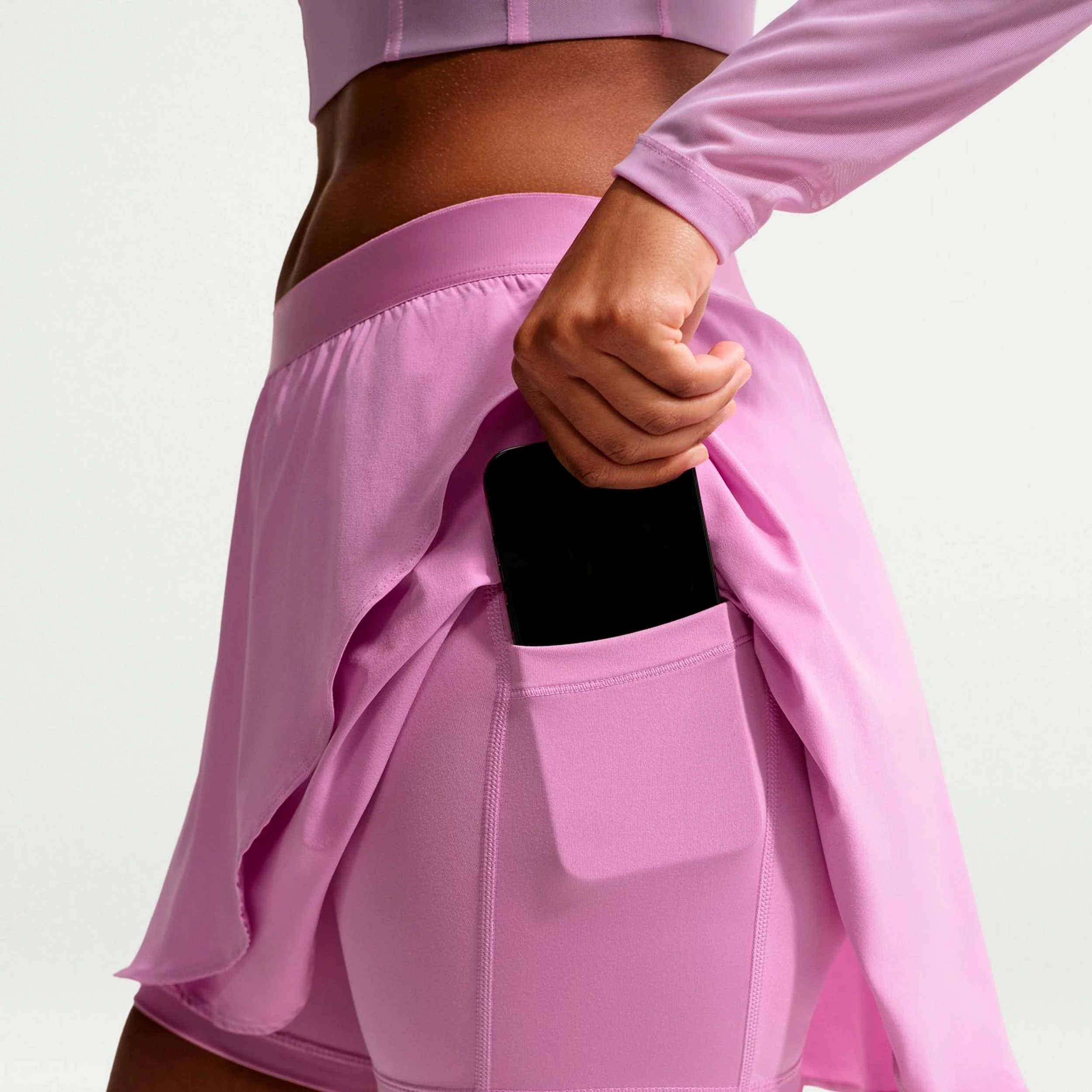 Court Dri-Fit Slam High Rise Woven Rock Damen - violett - Image 7