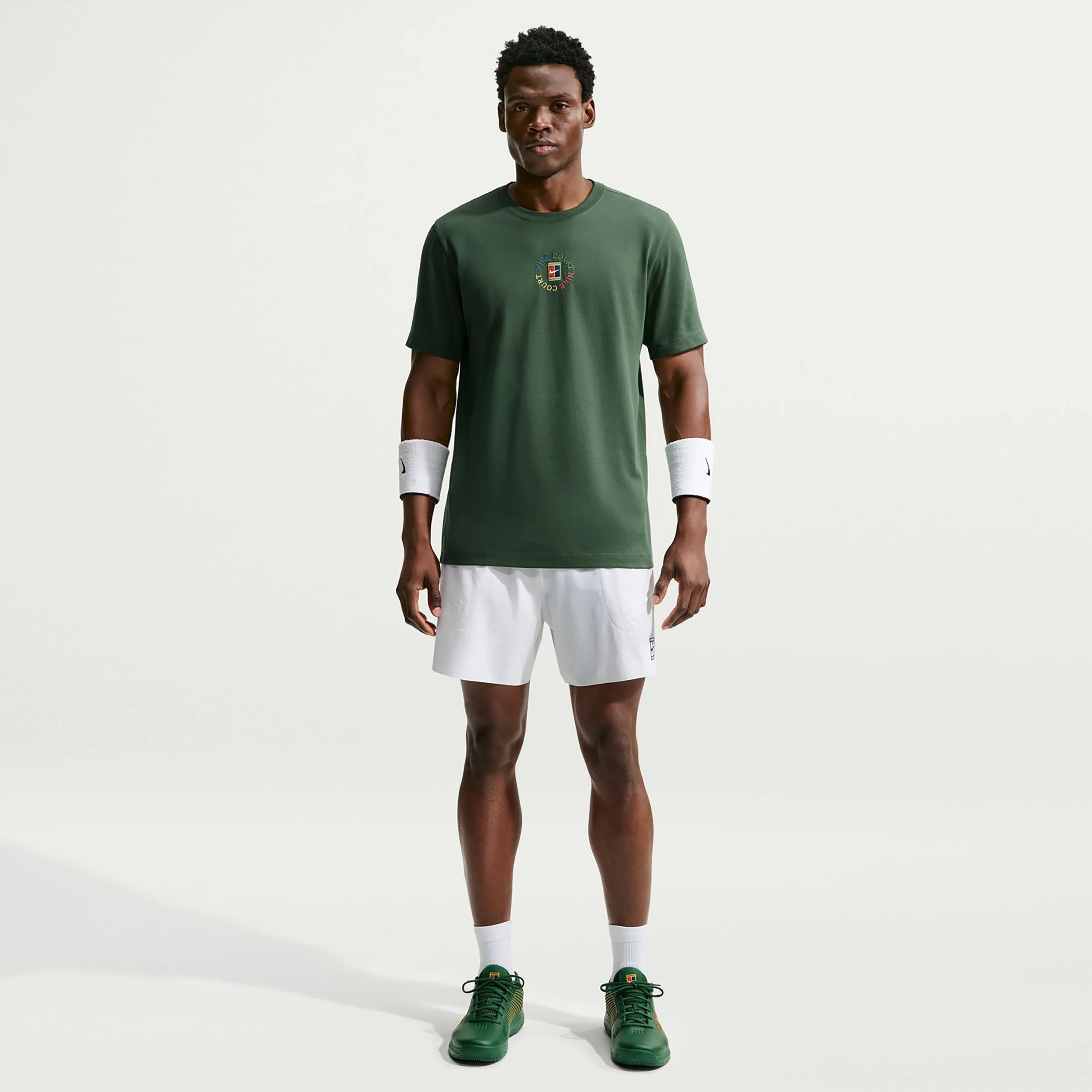 Court T-Shirt Herren - dunkelgrün - Image 3