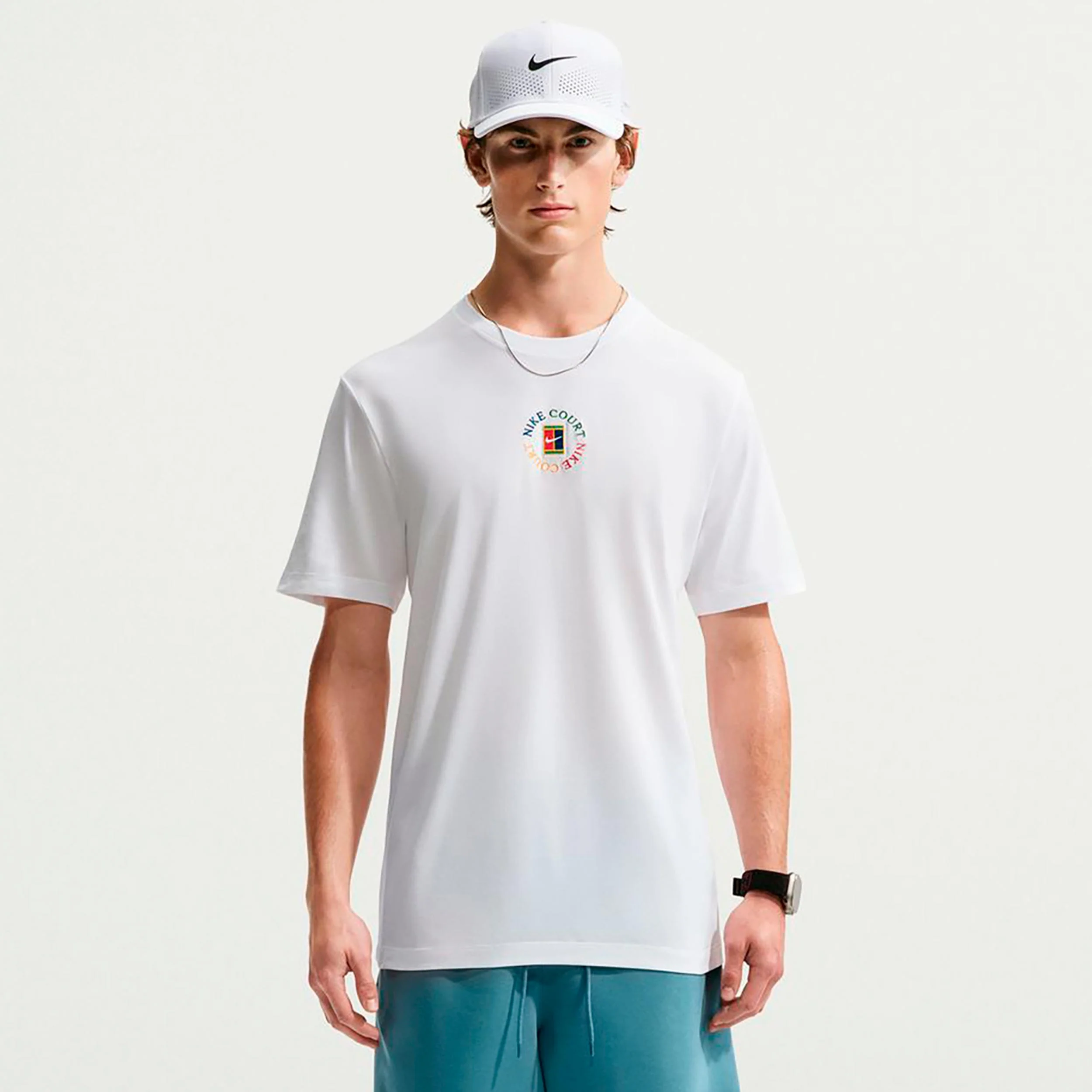 Court T-Shirt Herren - weiß