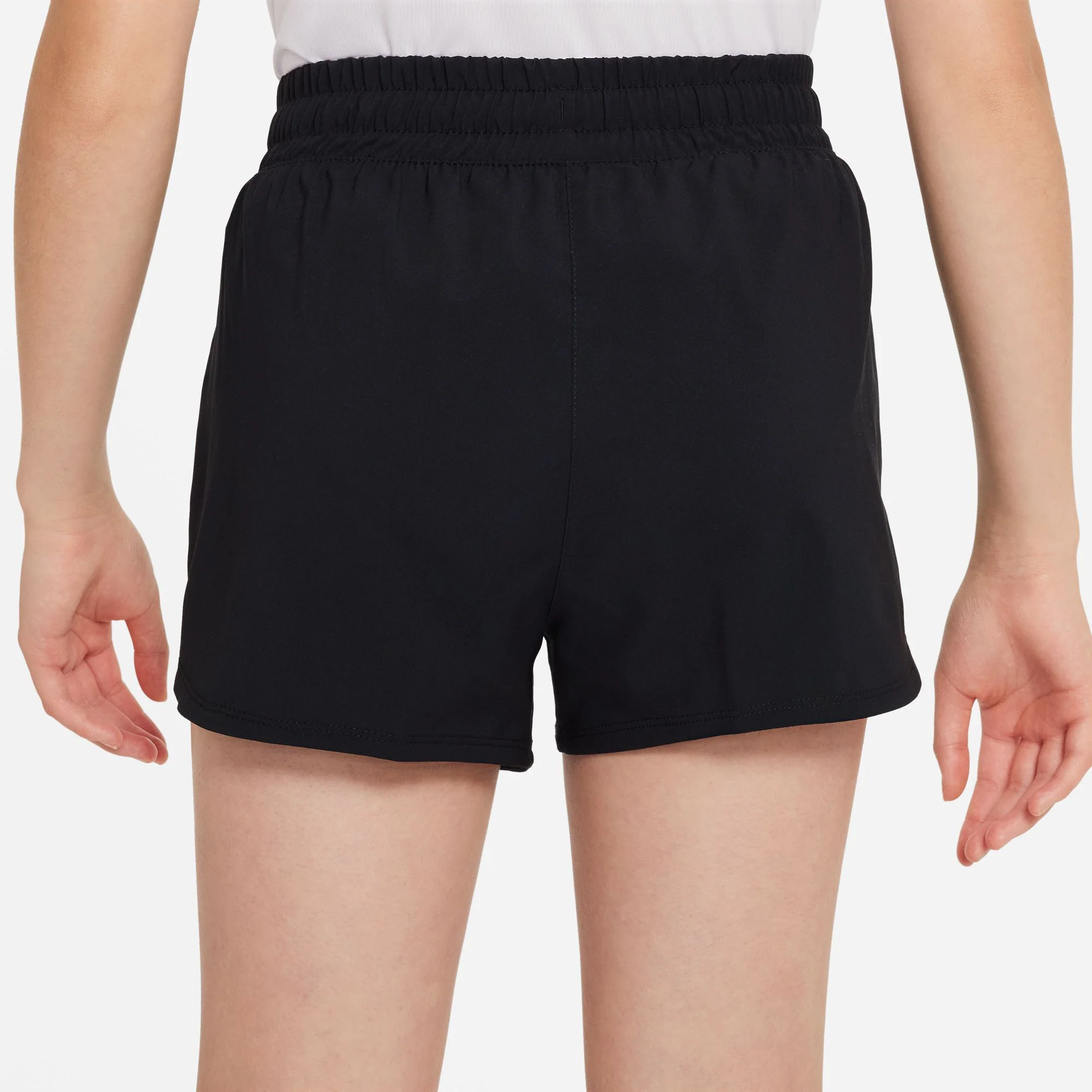 Dri-Fit Big Kids High Waisted Woven Shorts Mädchen-Schwarz - Image 5
