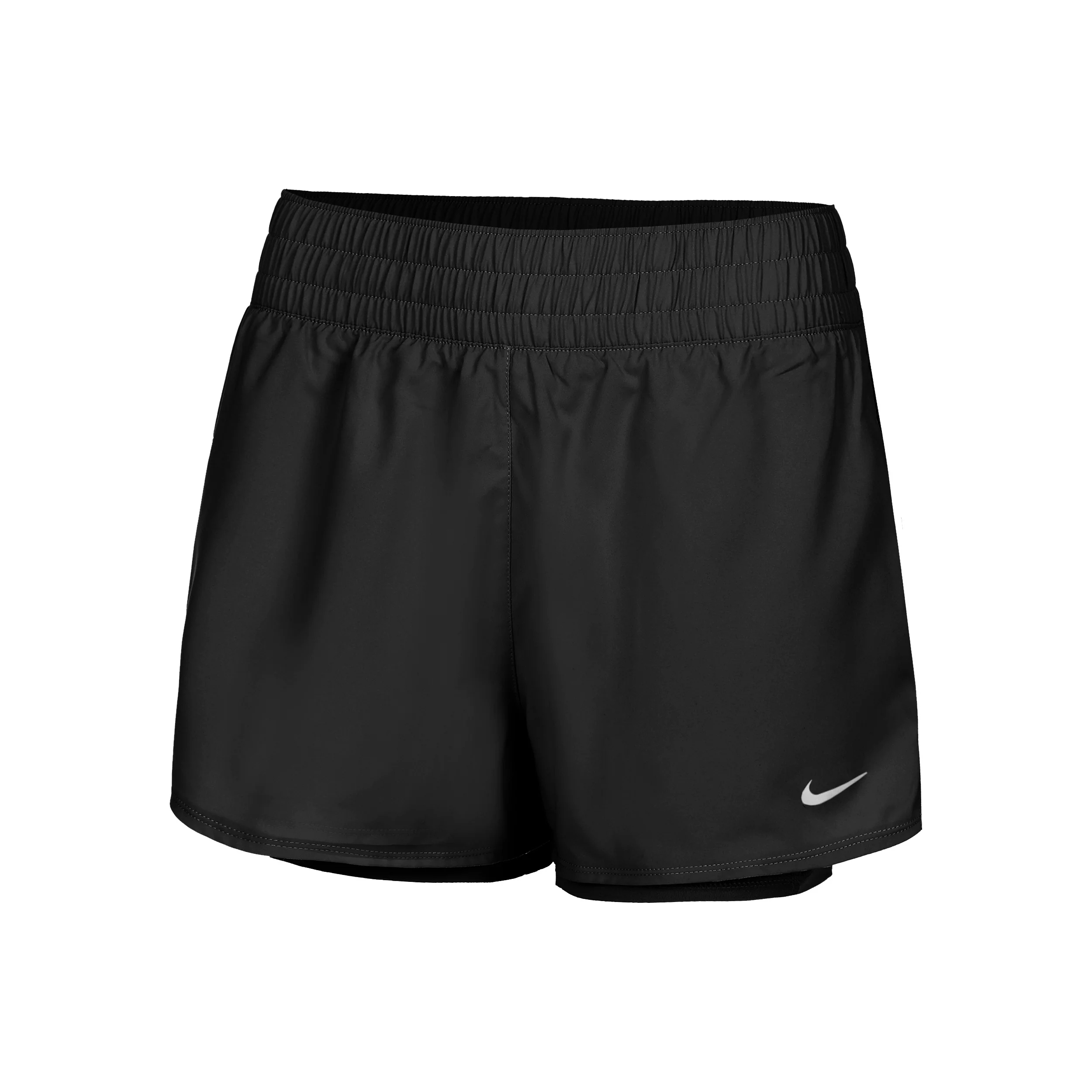 Dri-Fit One High Rise 2in1 3in Shorts Damen - schwarz