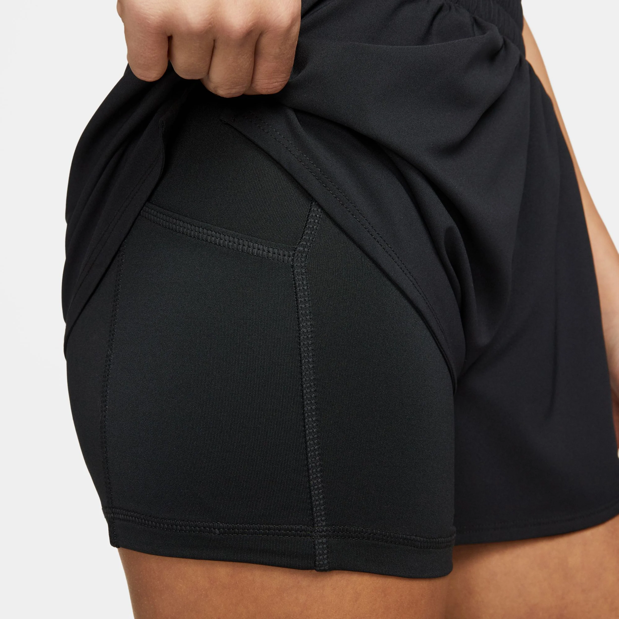 Dri-Fit One High Rise 2in1 3in Shorts Damen - schwarz - Image 8