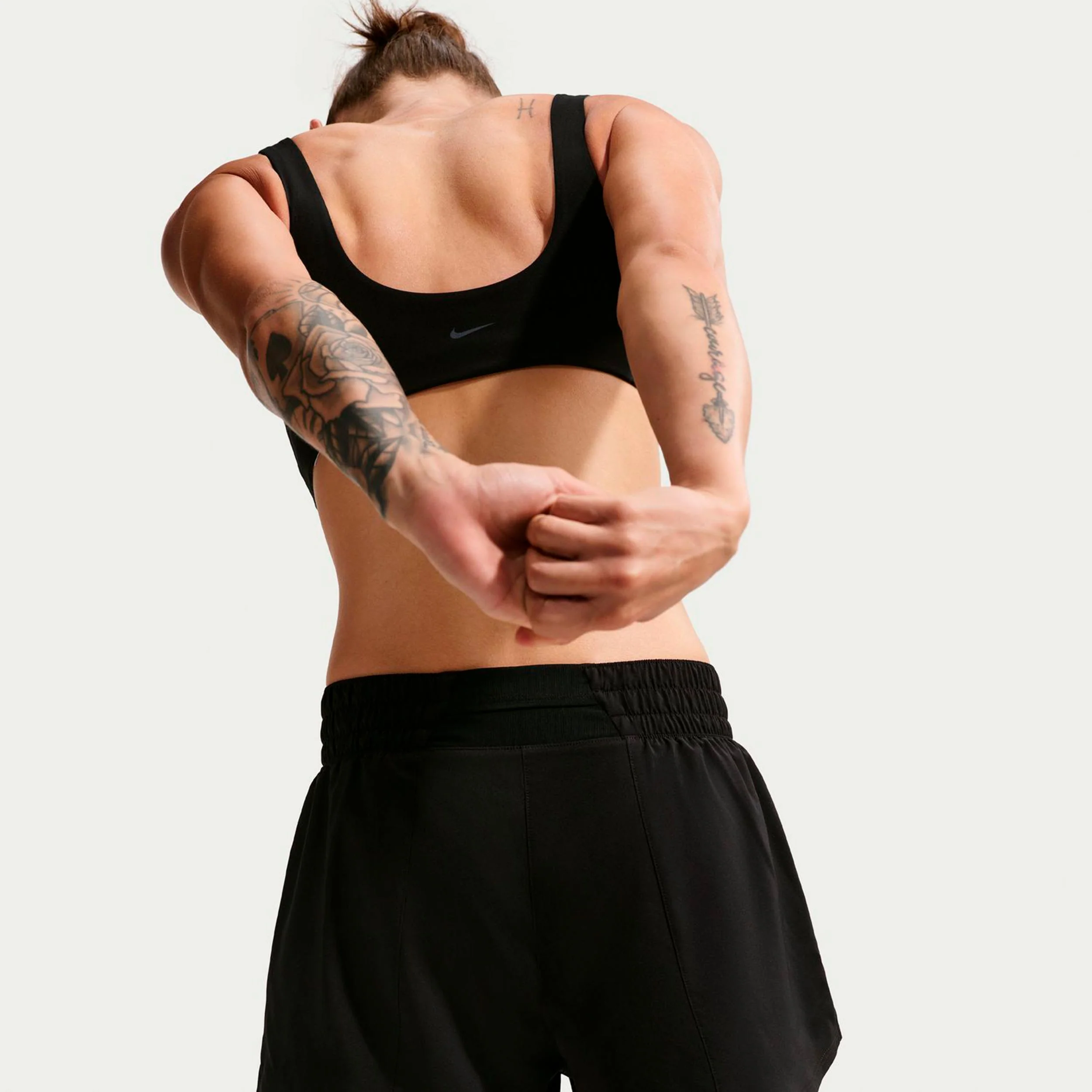 Dri-Fit One High Rise 2in1 3in Shorts Damen - schwarz, weiß - Image 4