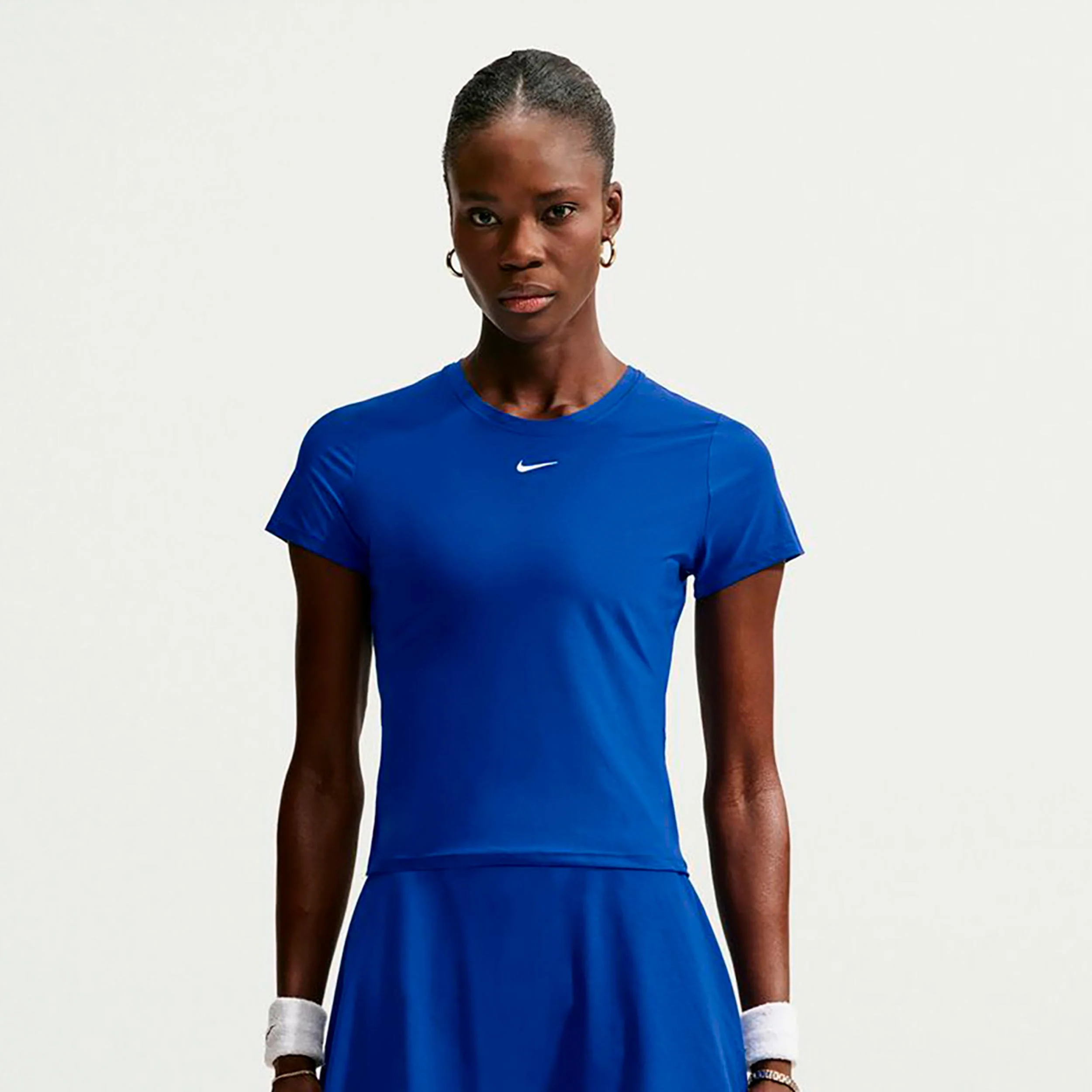 Dri-Fit Victory  T-Shirt Damen - blau, weiß
