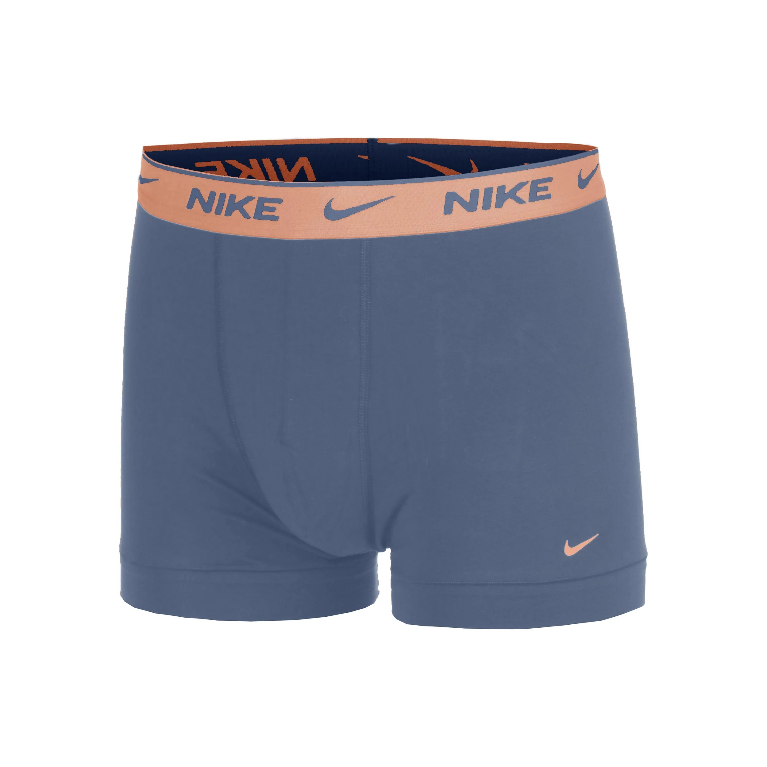 Essential Cotton Stretch Trunk Boxer Short 3er Pack Herren - blau, orange - Image 7