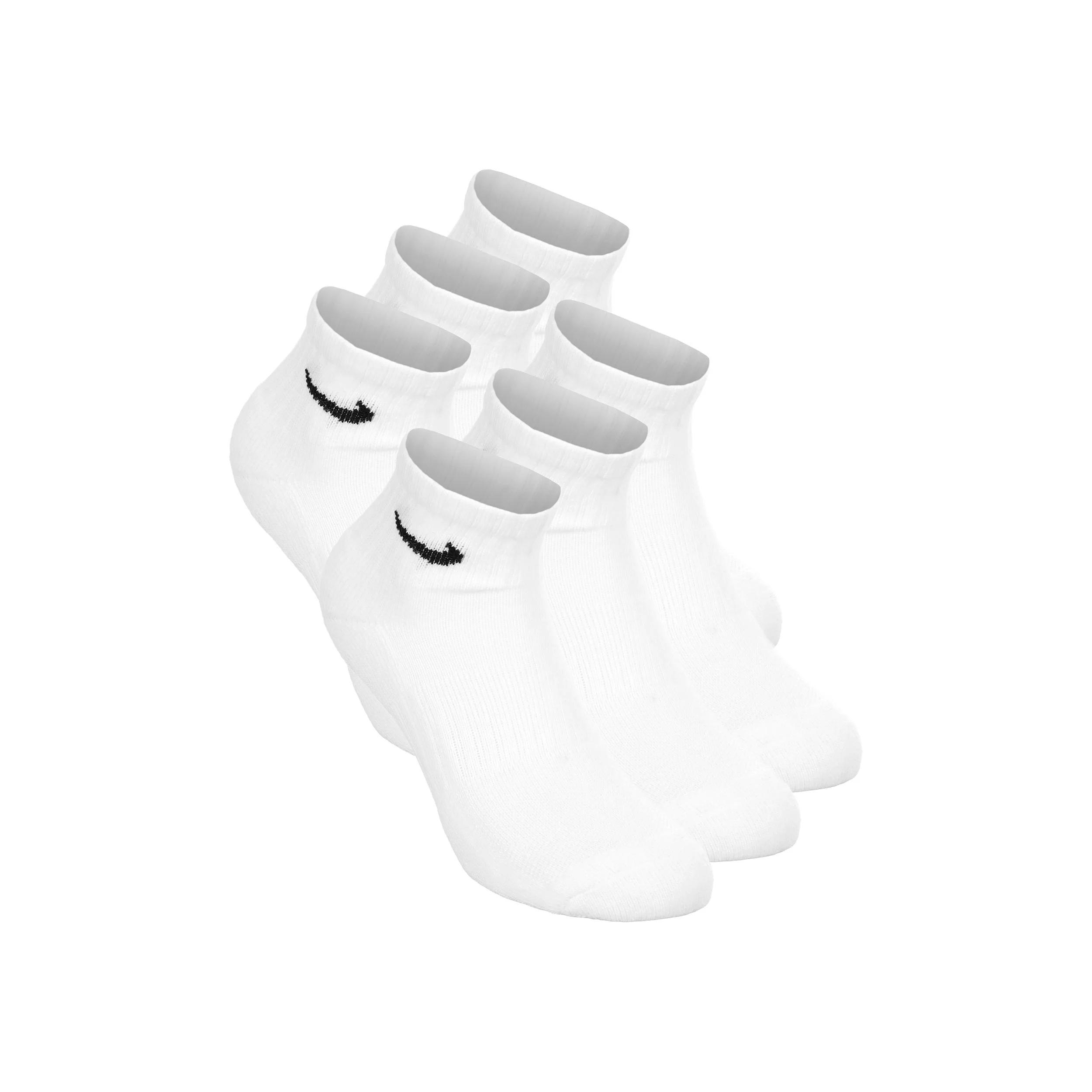 Everyday Ankle Tennissocken 6er Pack Kinder - weiß, schwarz