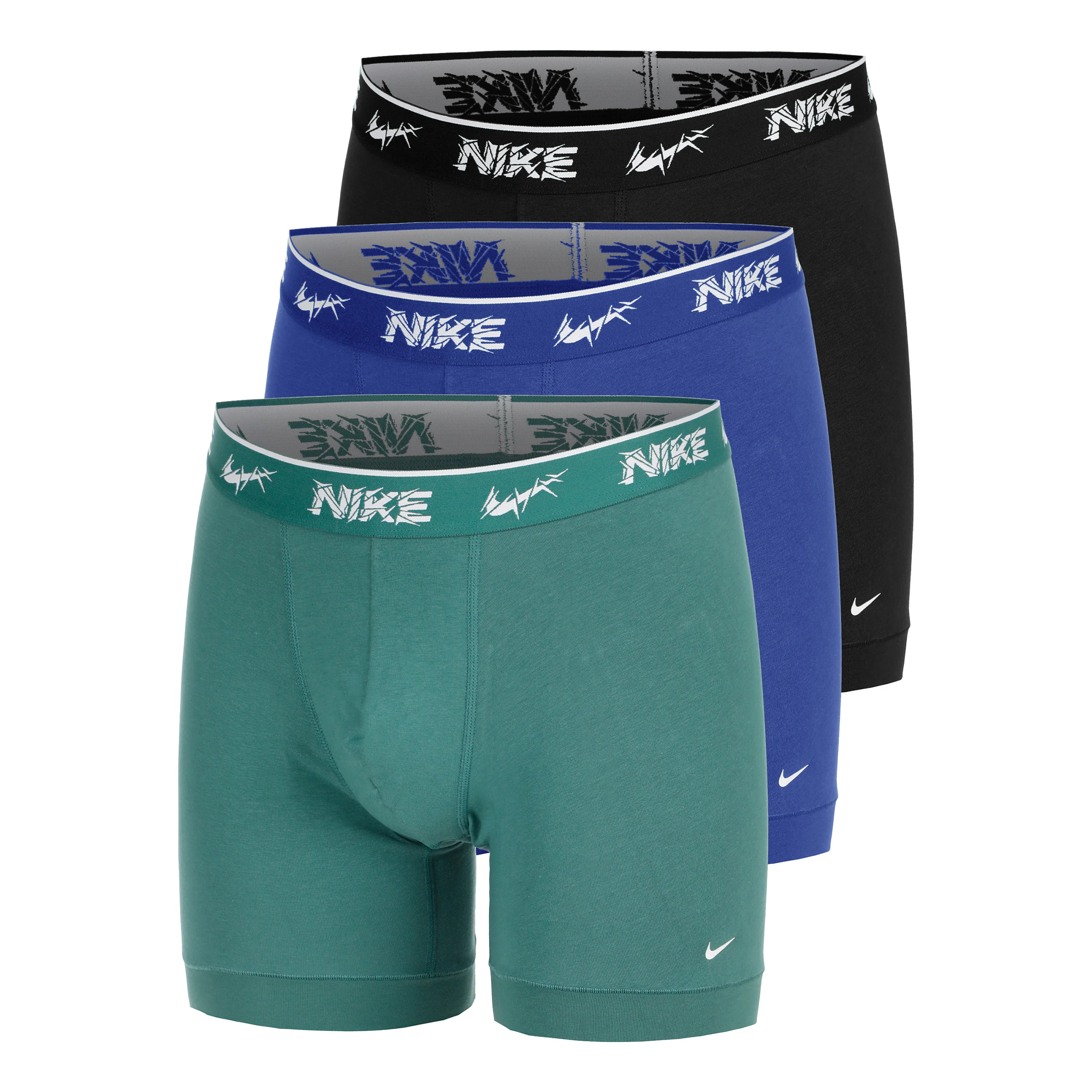 Everyday Cotton Stretch Boxer Short 3er Pack Herren - mehrfarbig, schwarz