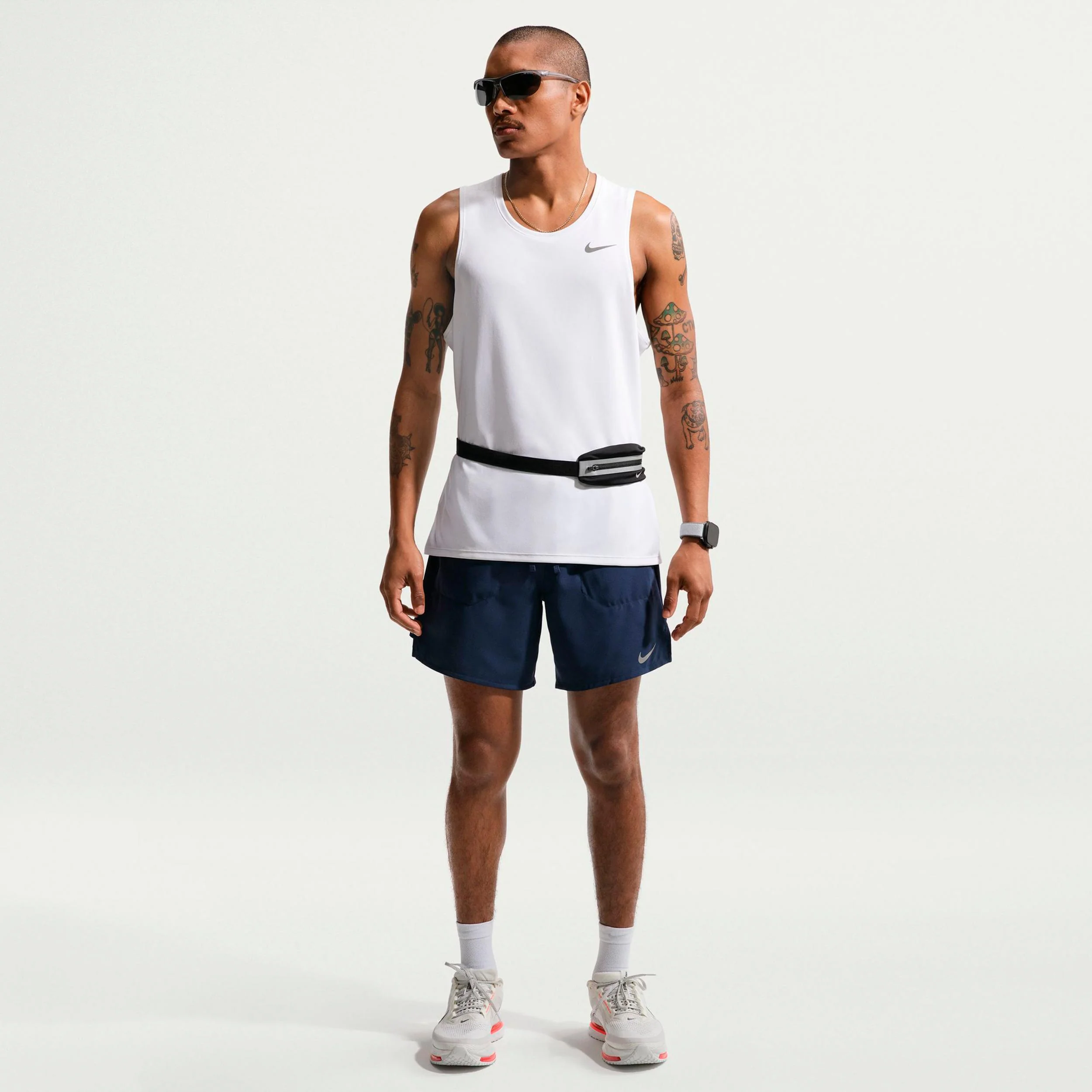 STRIDE 2IN1 7IN  Laufshorts Herren - dunkelblau, silber - Image 3