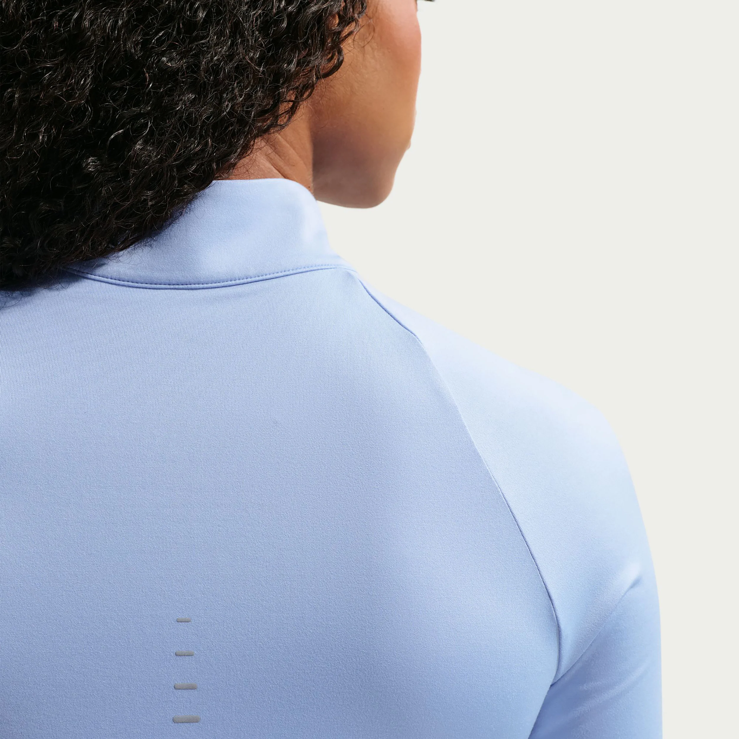 Swift Half-Zip  Laufshirt Damen - hellblau, silber - Image 4