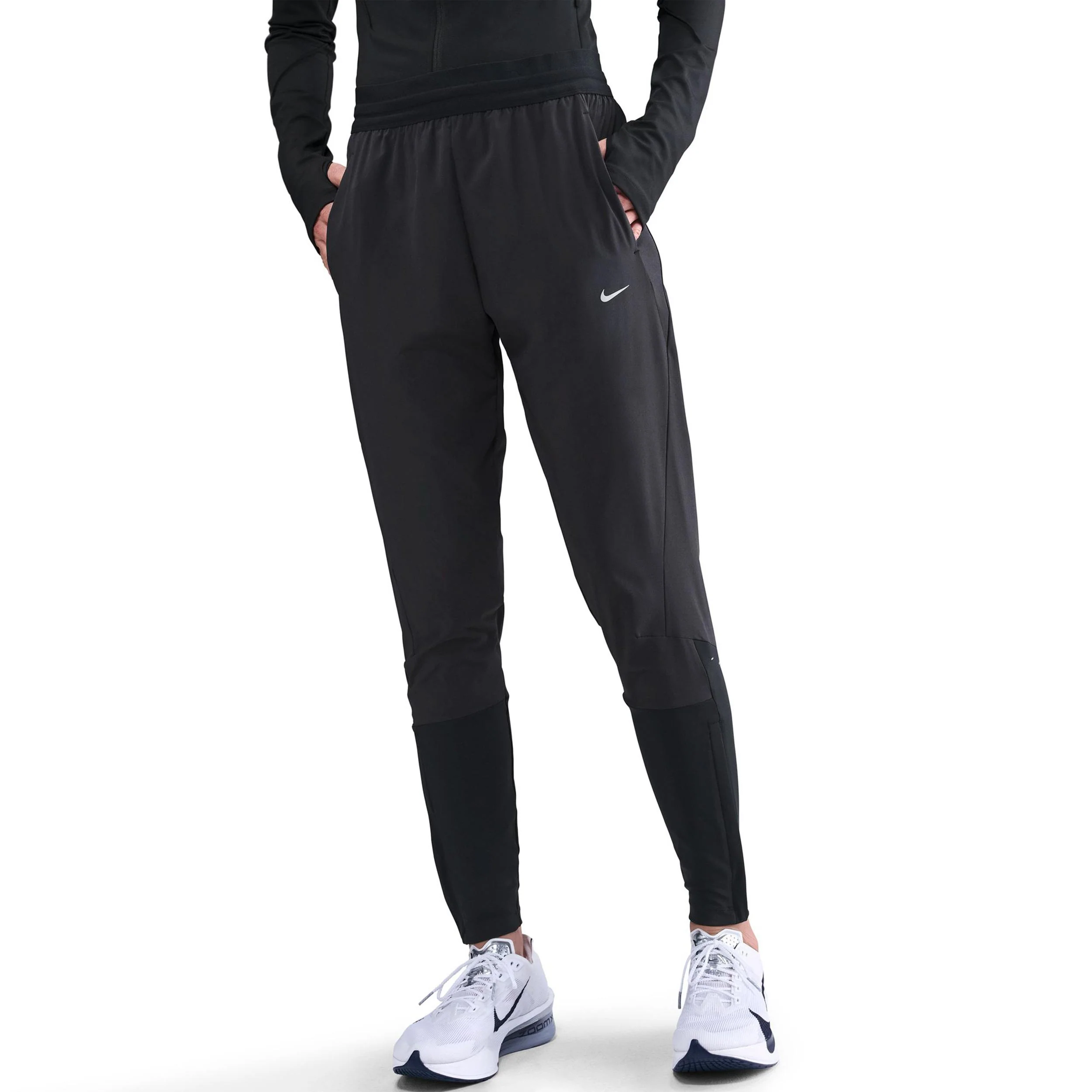 Swift Laufhose Damen - schwarz, silber