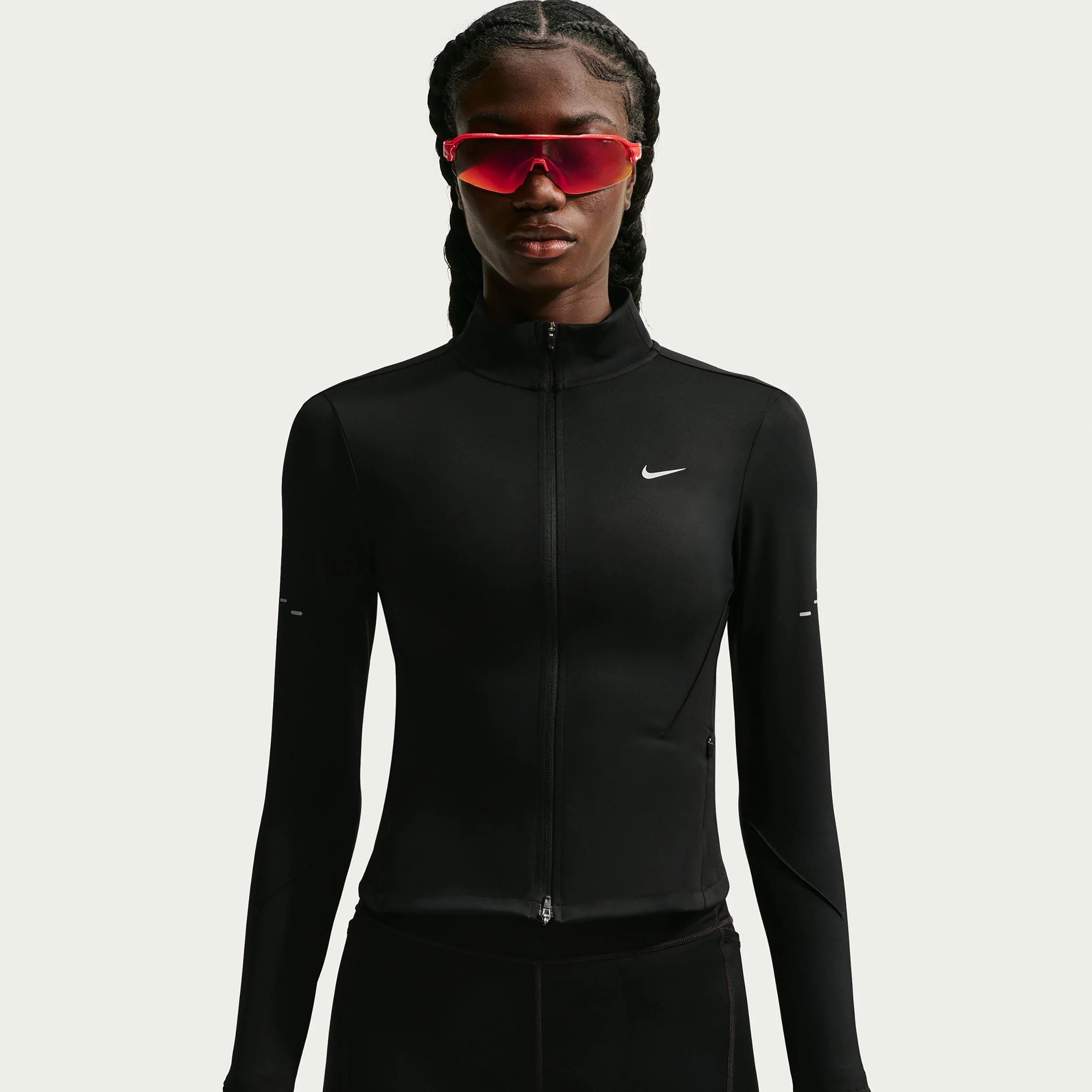Swift  Laufjacke Damen - schwarz, silber - Image 3