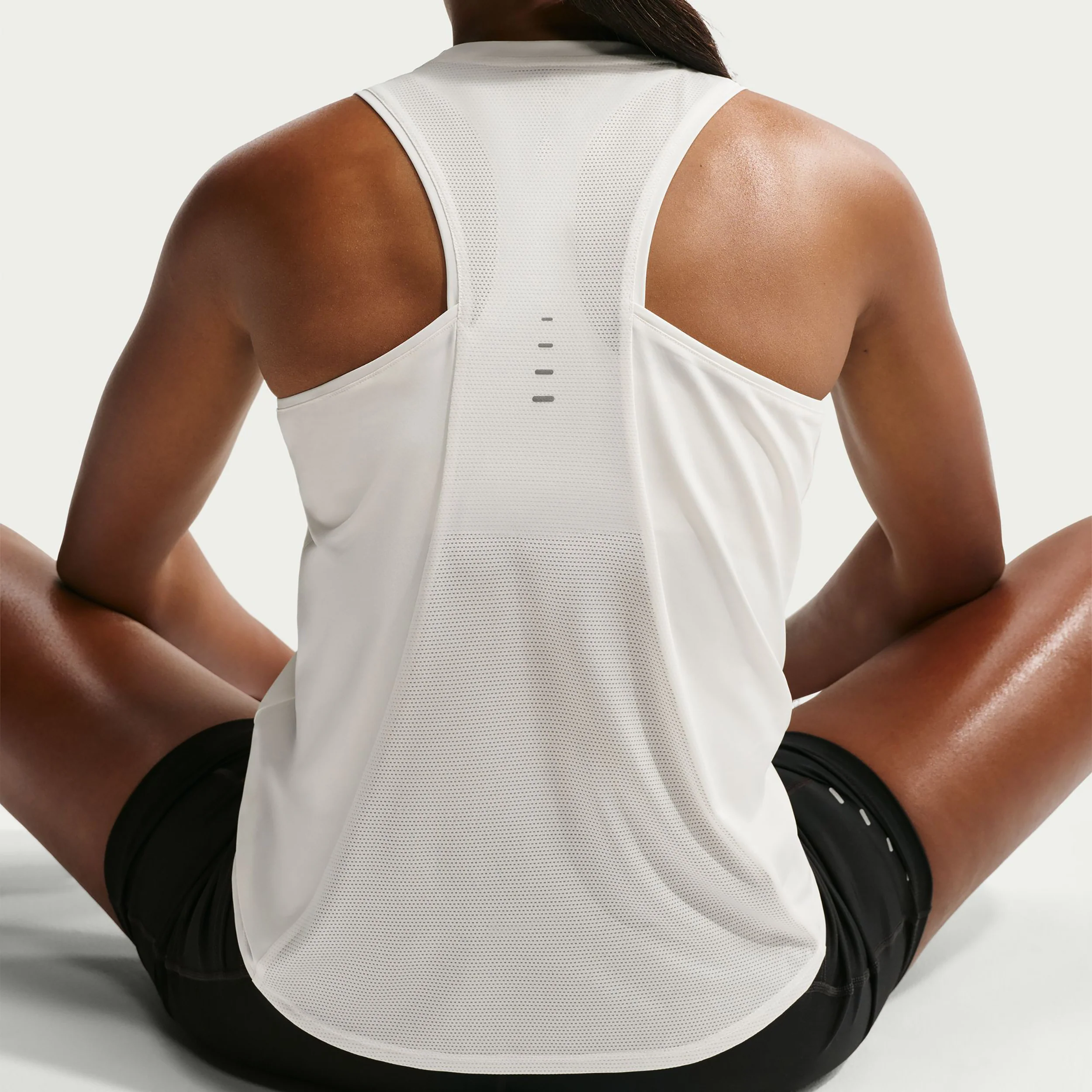 Swift  Laufshirt Damen - weiß, silber - Image 4
