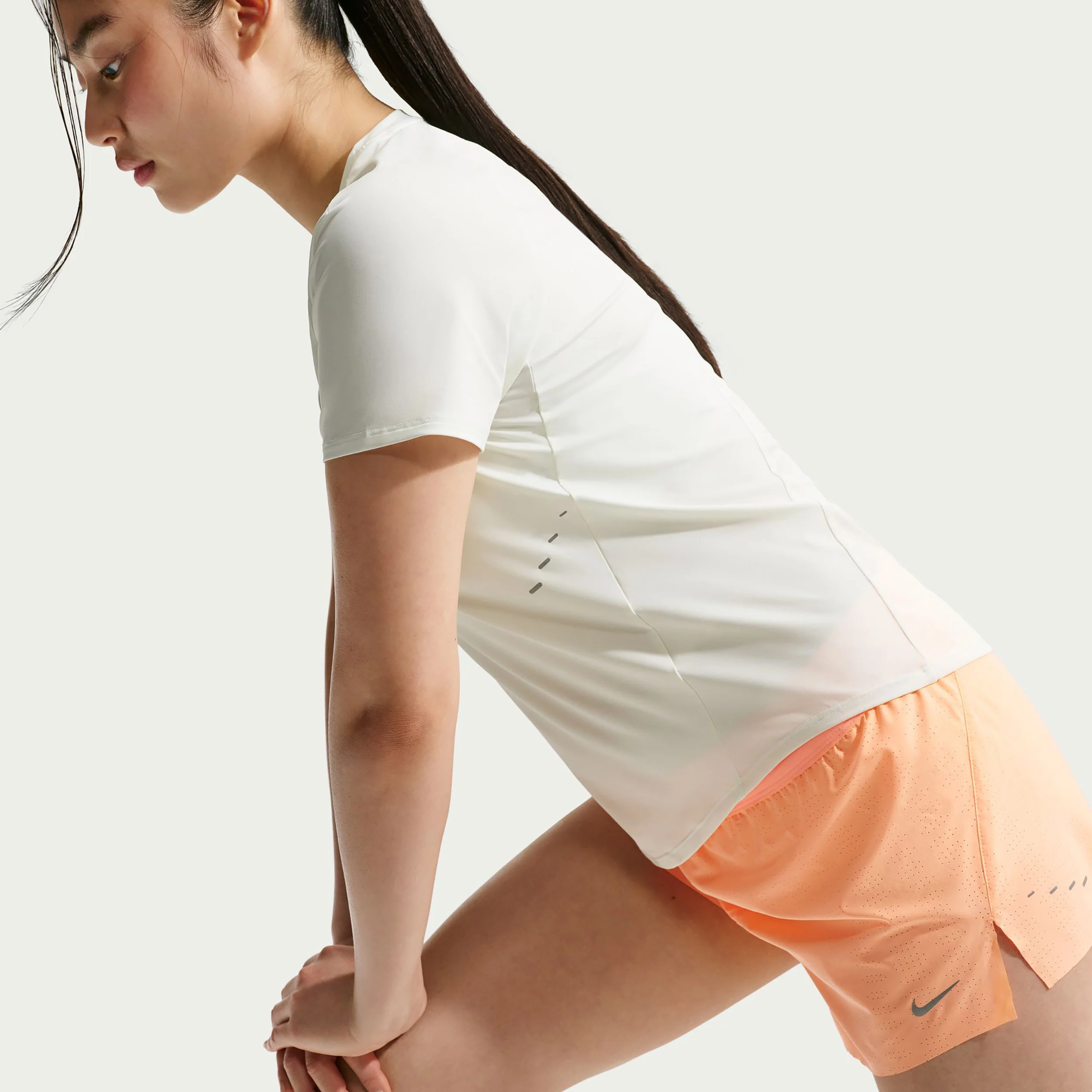 Swift Laufshirt Damen - weiß, silber - Image 5