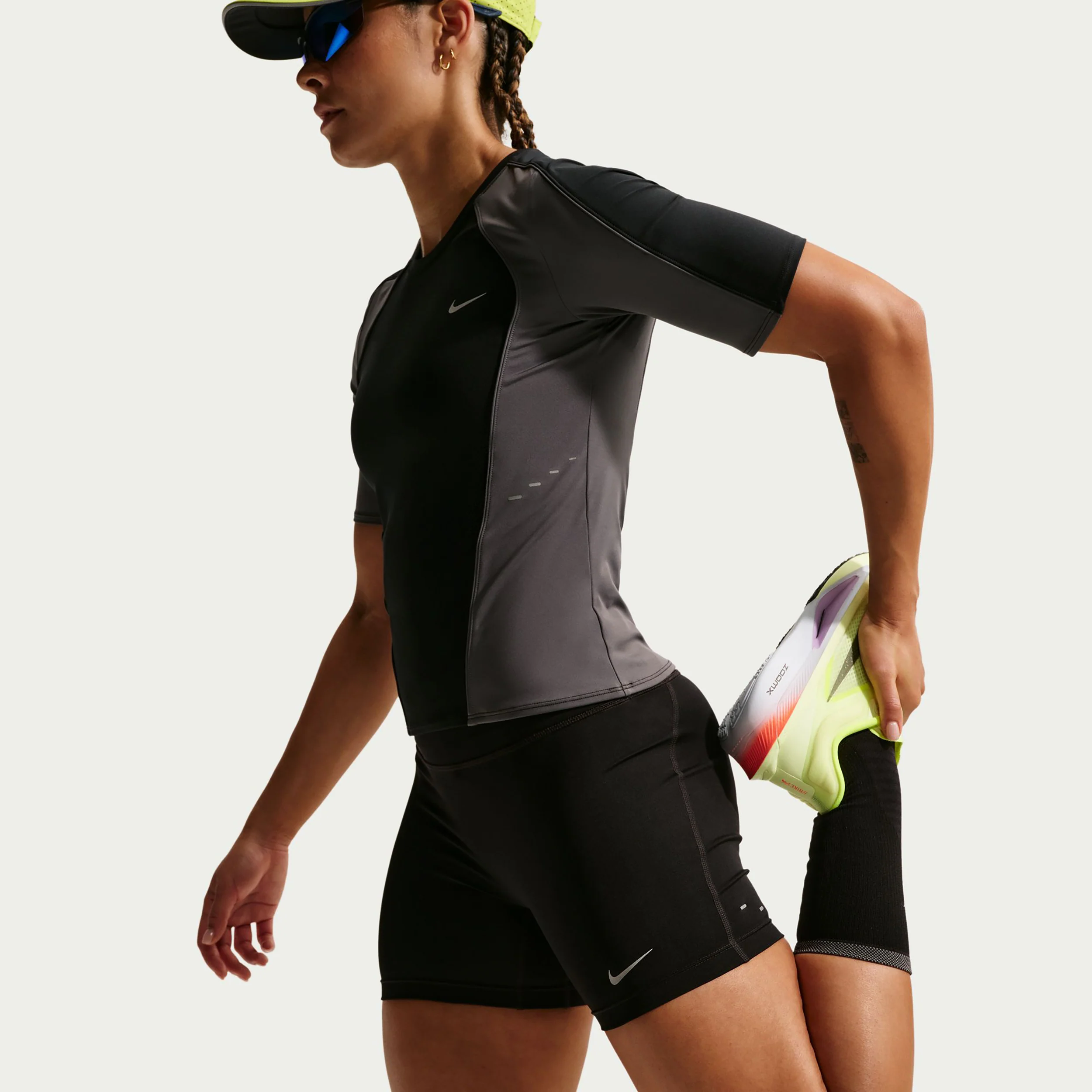 Tempo Lauftight Damen - schwarz, silber - Image 5