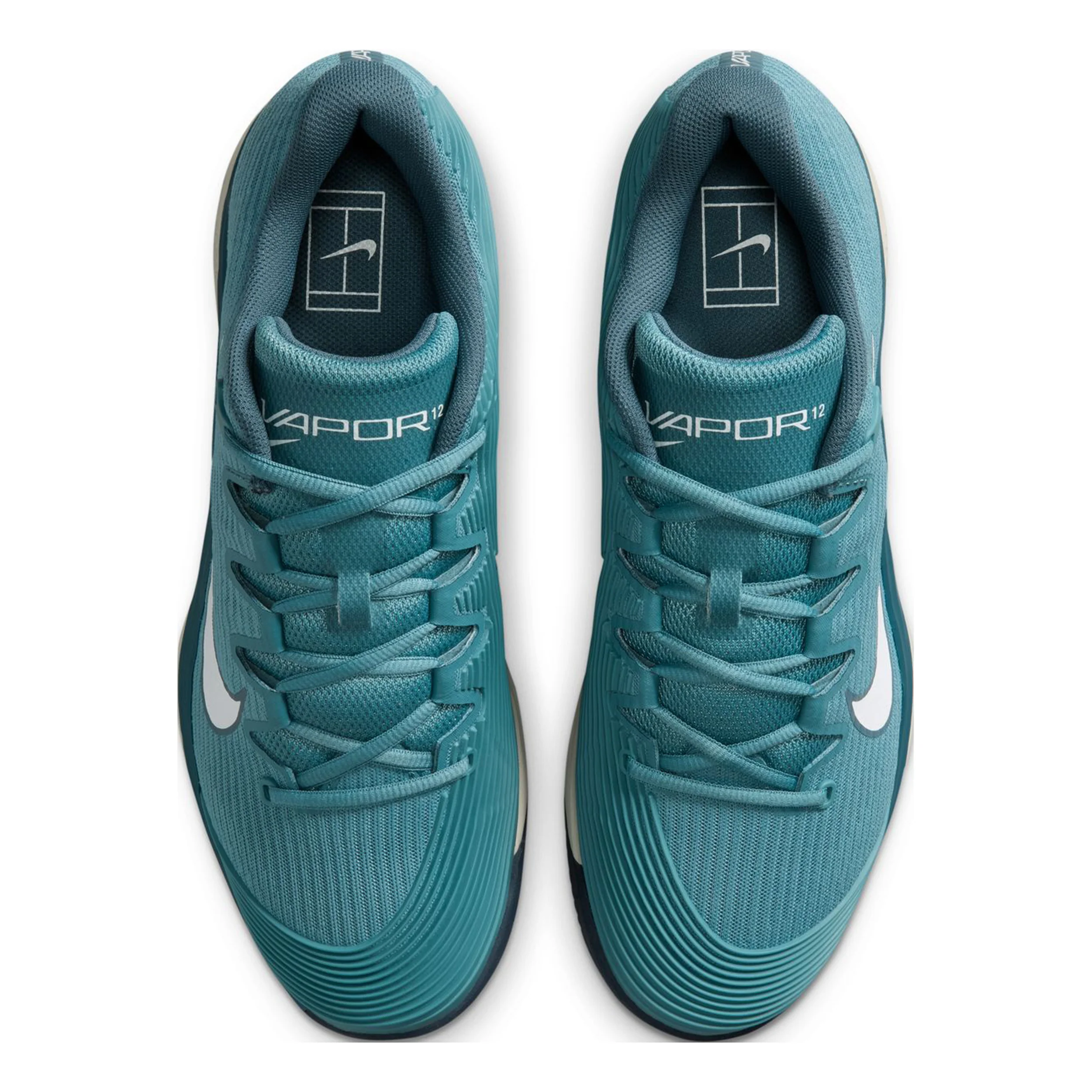 Zoom Vapor 12 Sandplatzschuh Herren - petrol, weiß - Image 3