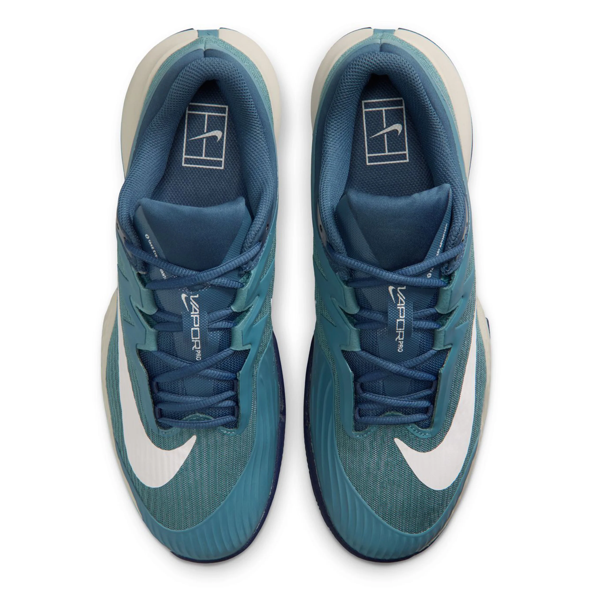 Zoom Vapor Pro 3 Sandplatzschuh Herren - petrol, weiß - Image 3