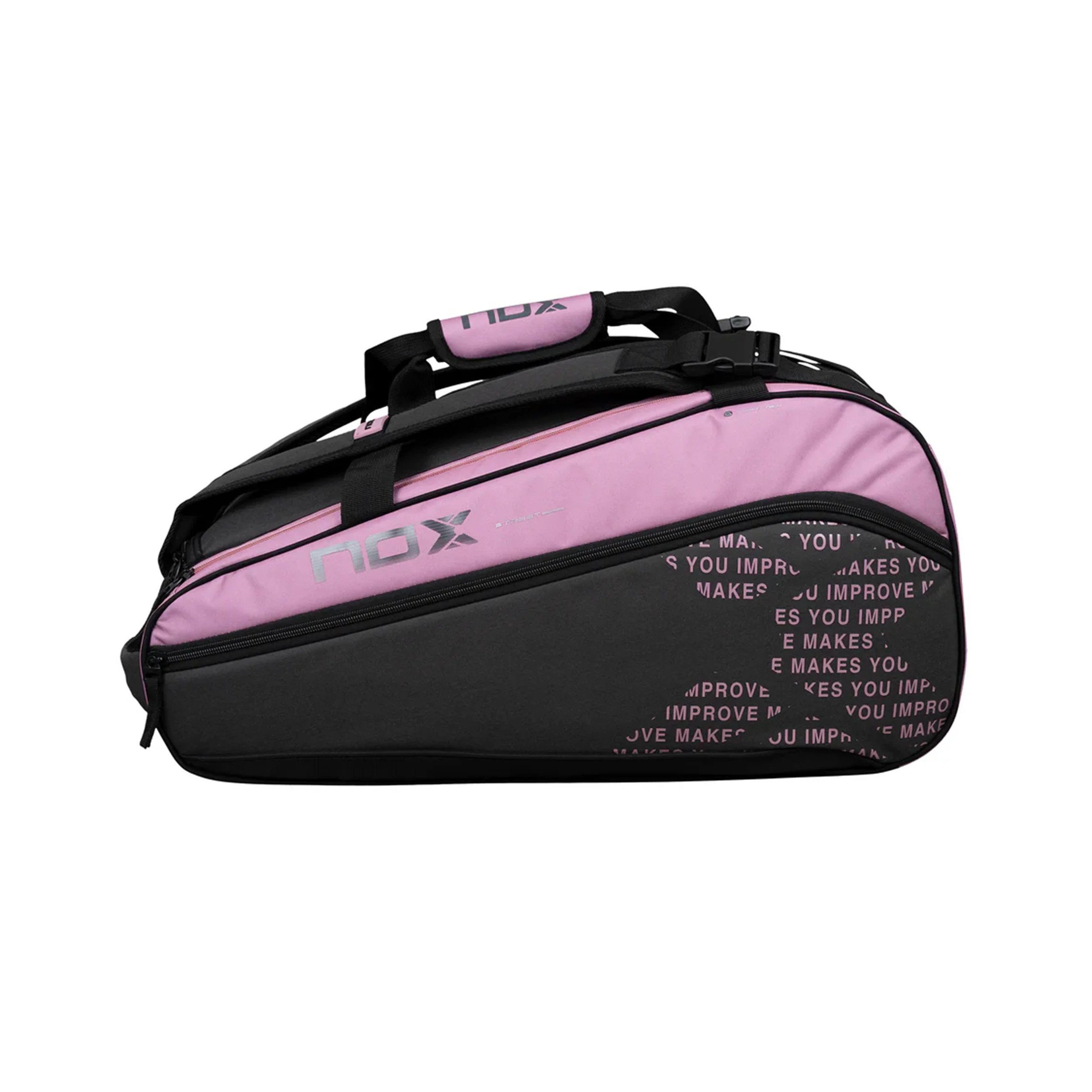 Padelschlägertasche-Grau,Pink - Image 10