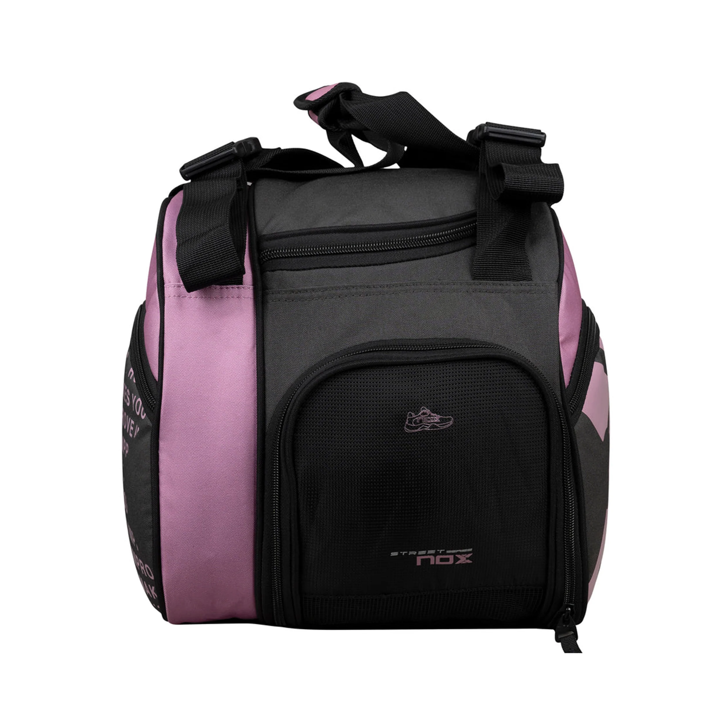 Padelschlägertasche-Grau,Pink - Image 12