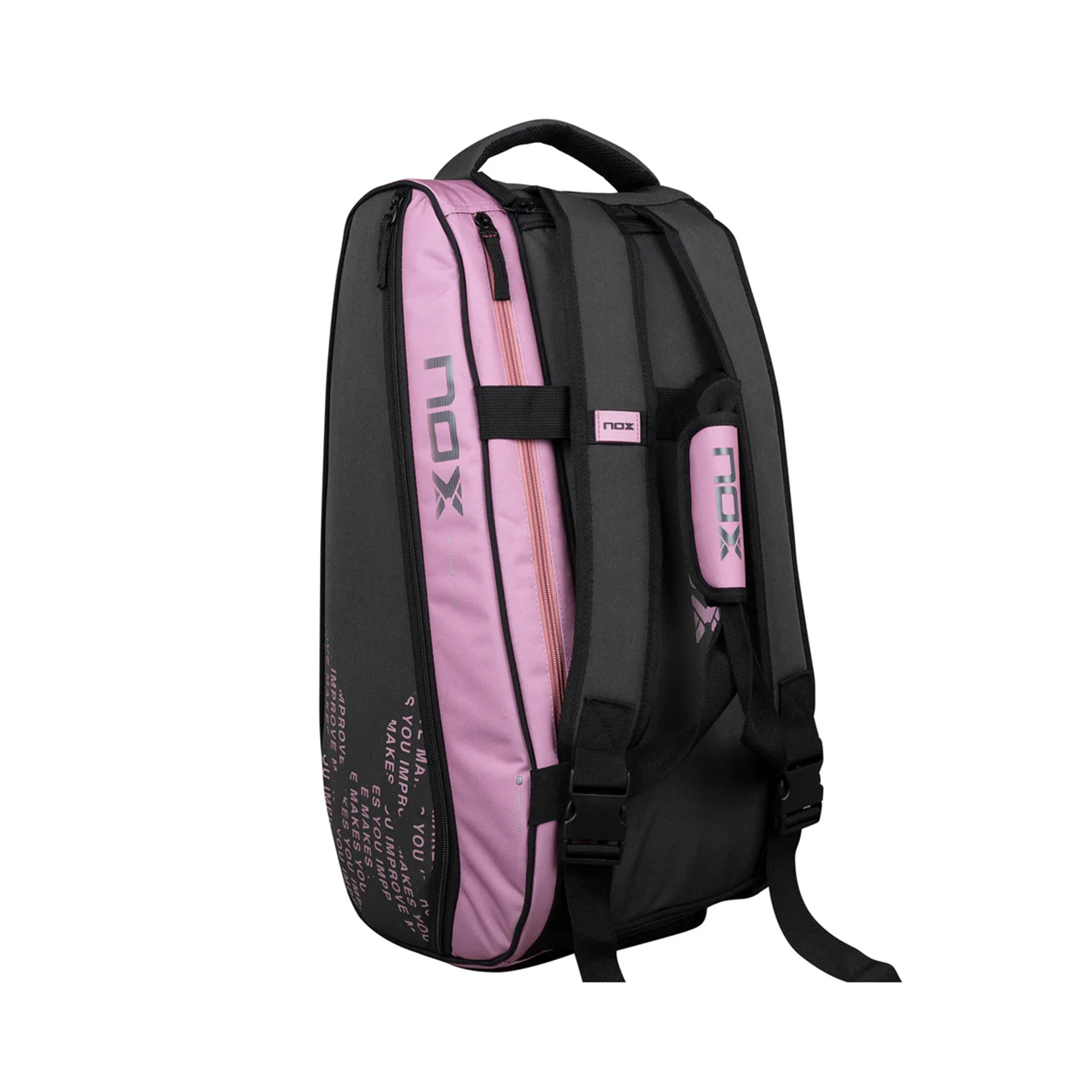 Padelschlägertasche-Grau,Pink - Image 2