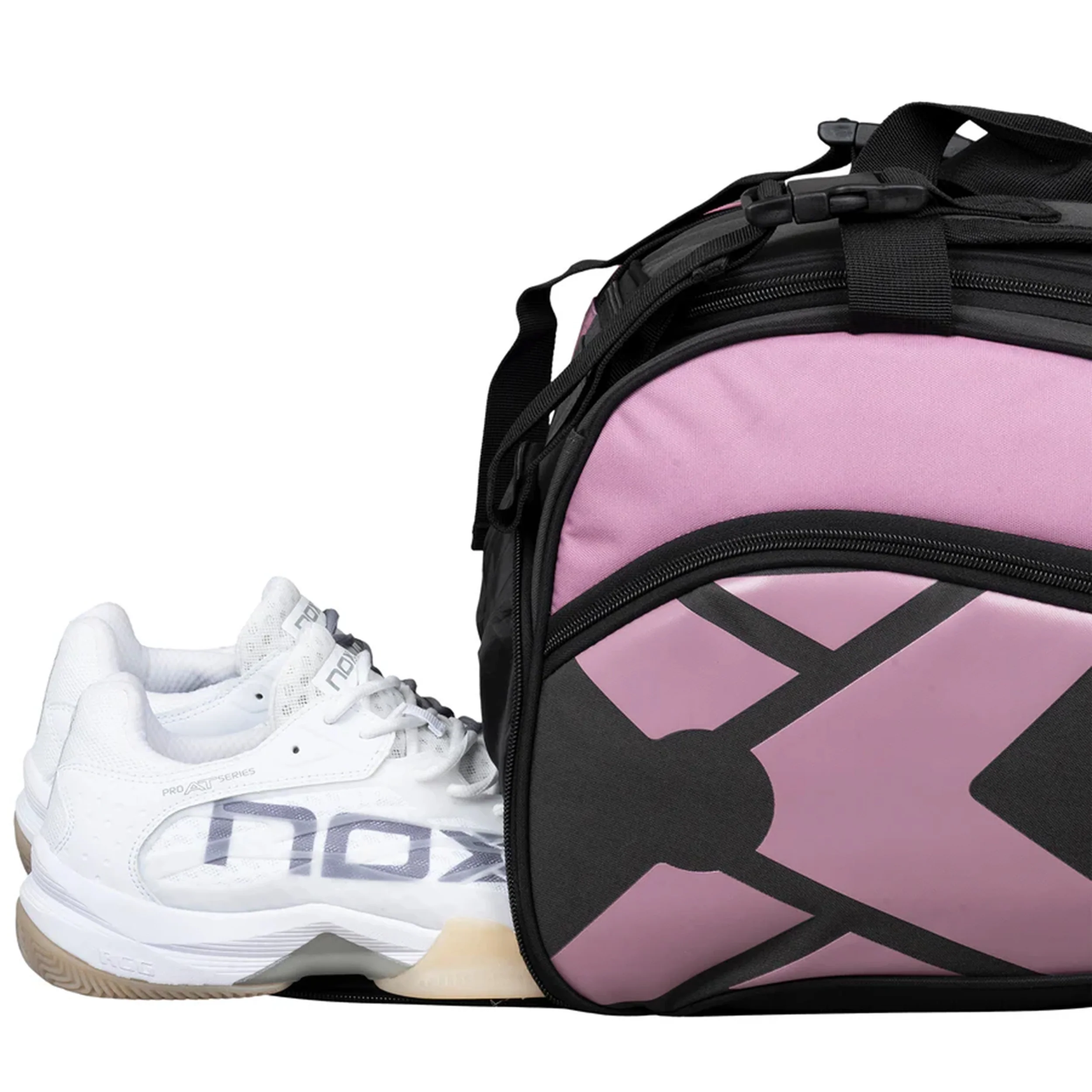 Padelschlägertasche-Grau,Pink - Image 5