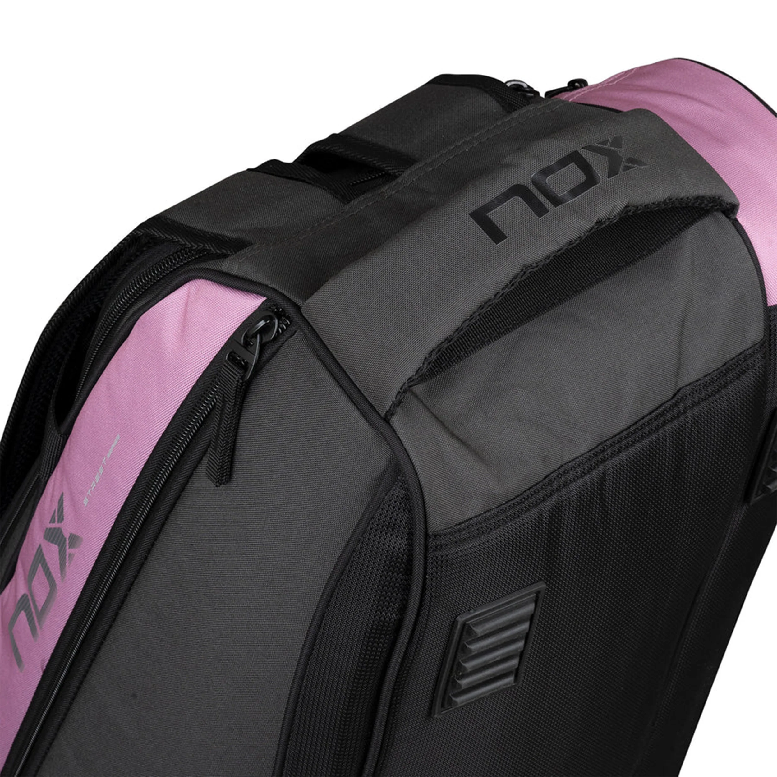 Padelschlägertasche-Grau,Pink - Image 7