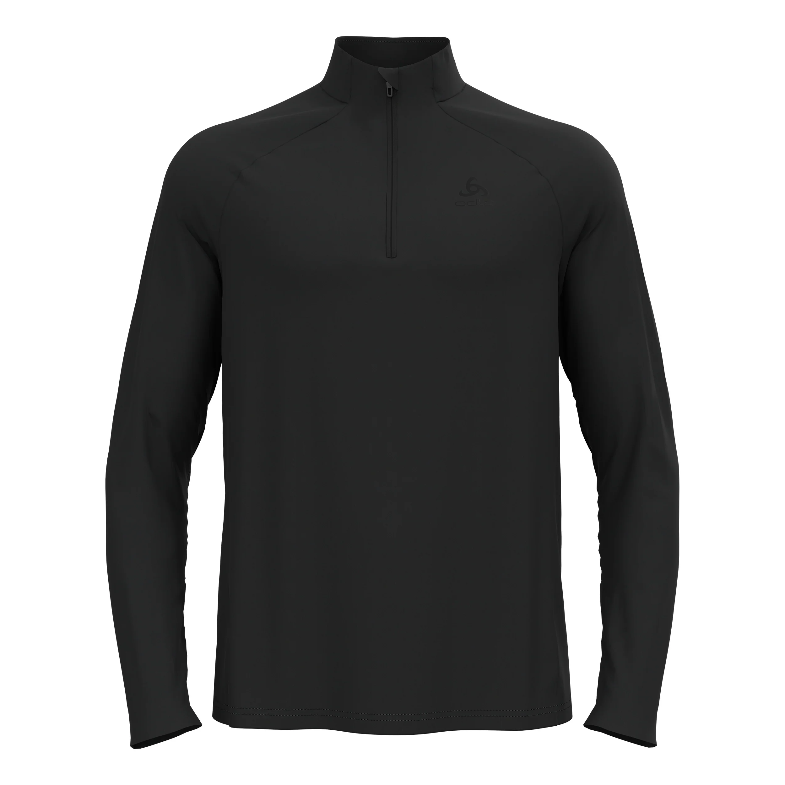 Essential 1/2 Zip Laufshirt Herren-schwarz