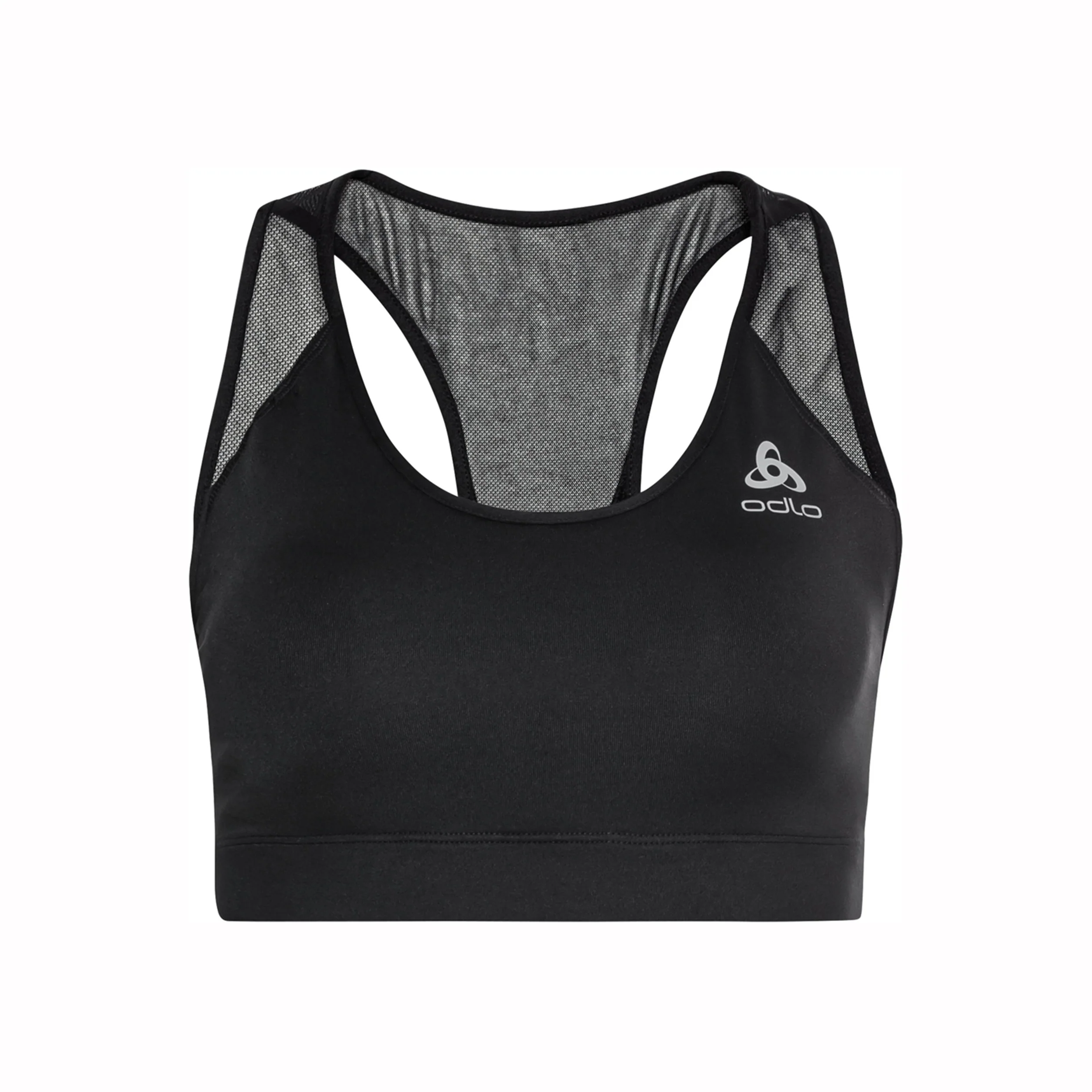 Essential Mesh Sport-BH Damen-Schwarz