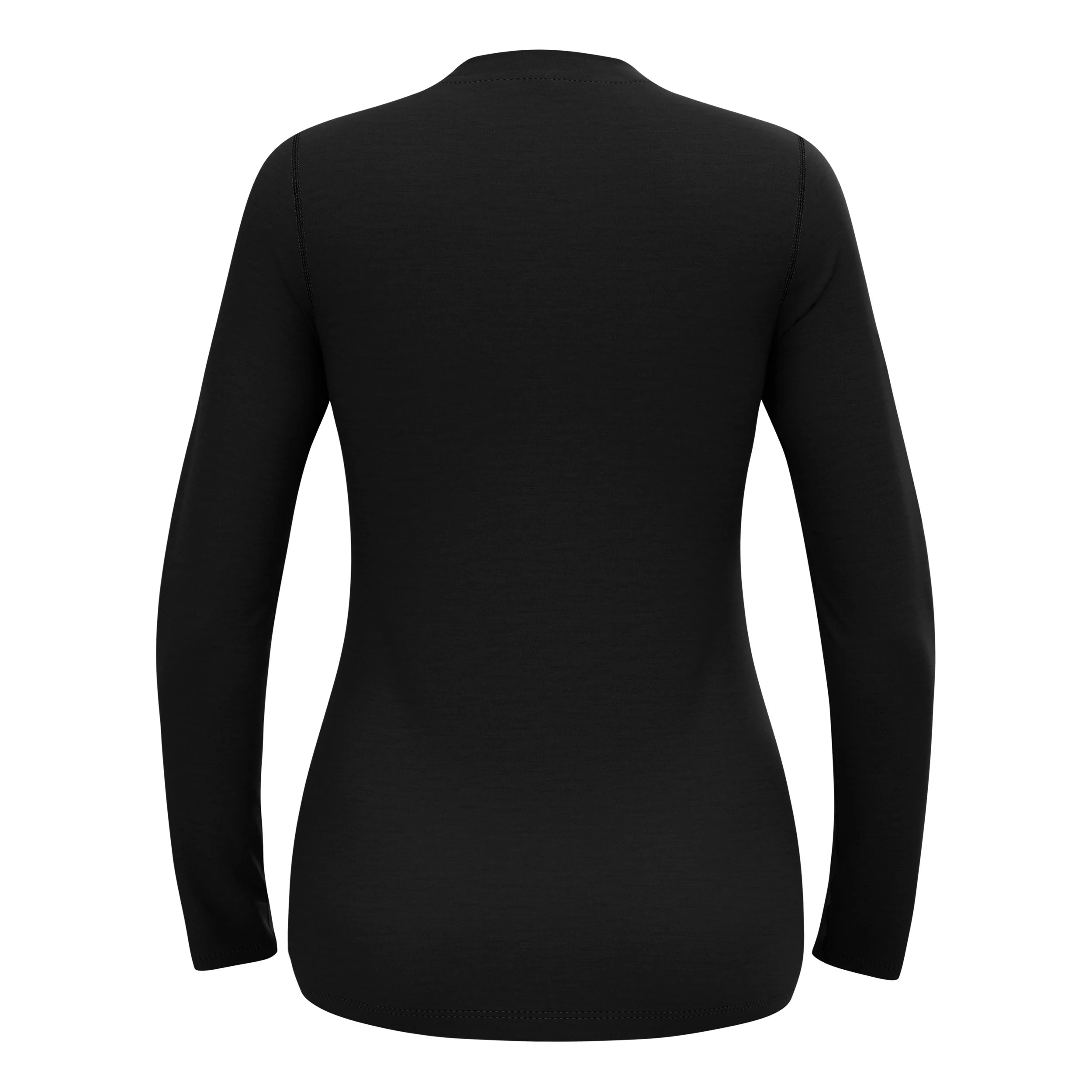 Merino 160Crew Longsleeve Damen-Schwarz - Image 2
