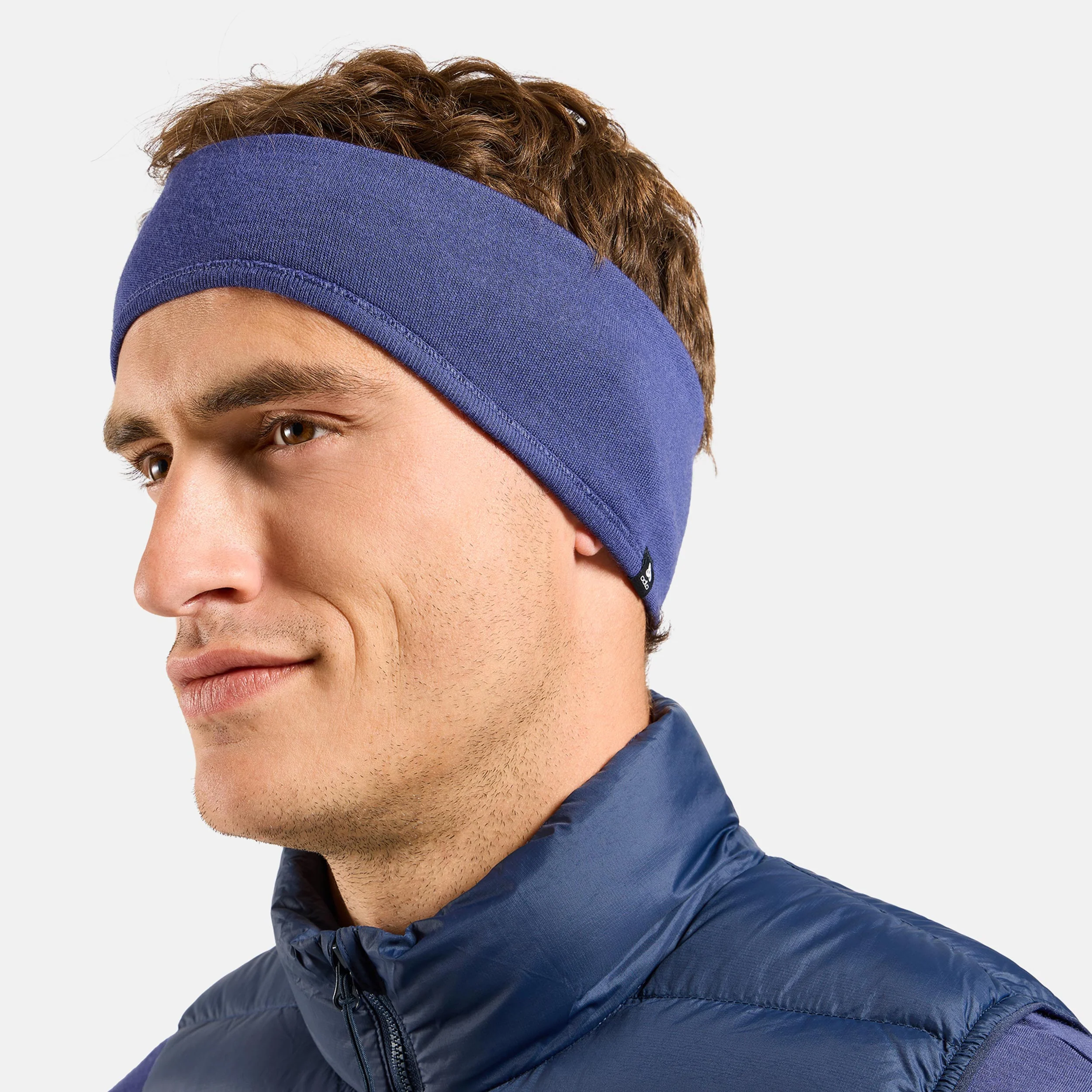 Merino Warm Stirnband Unisex - blau - Image 4