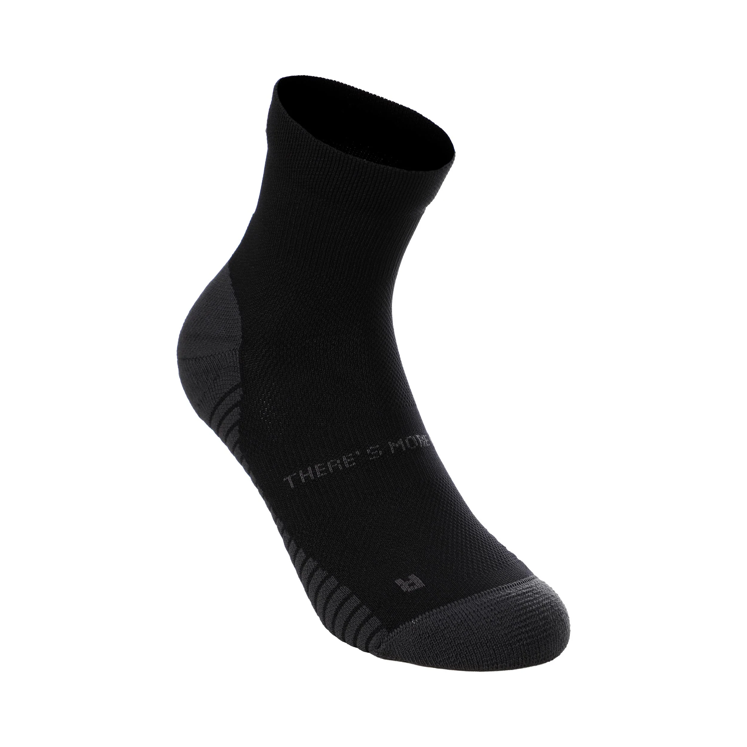 Performance Run Quarter  Laufsocken Unisex - schwarz