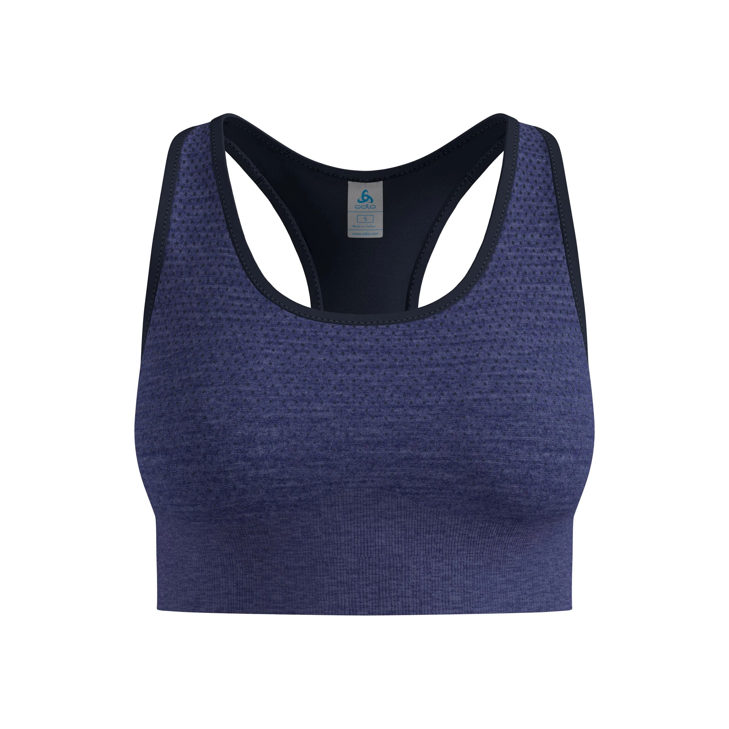 Seamless Medium Padded Sport Sport-BH Damen - blau