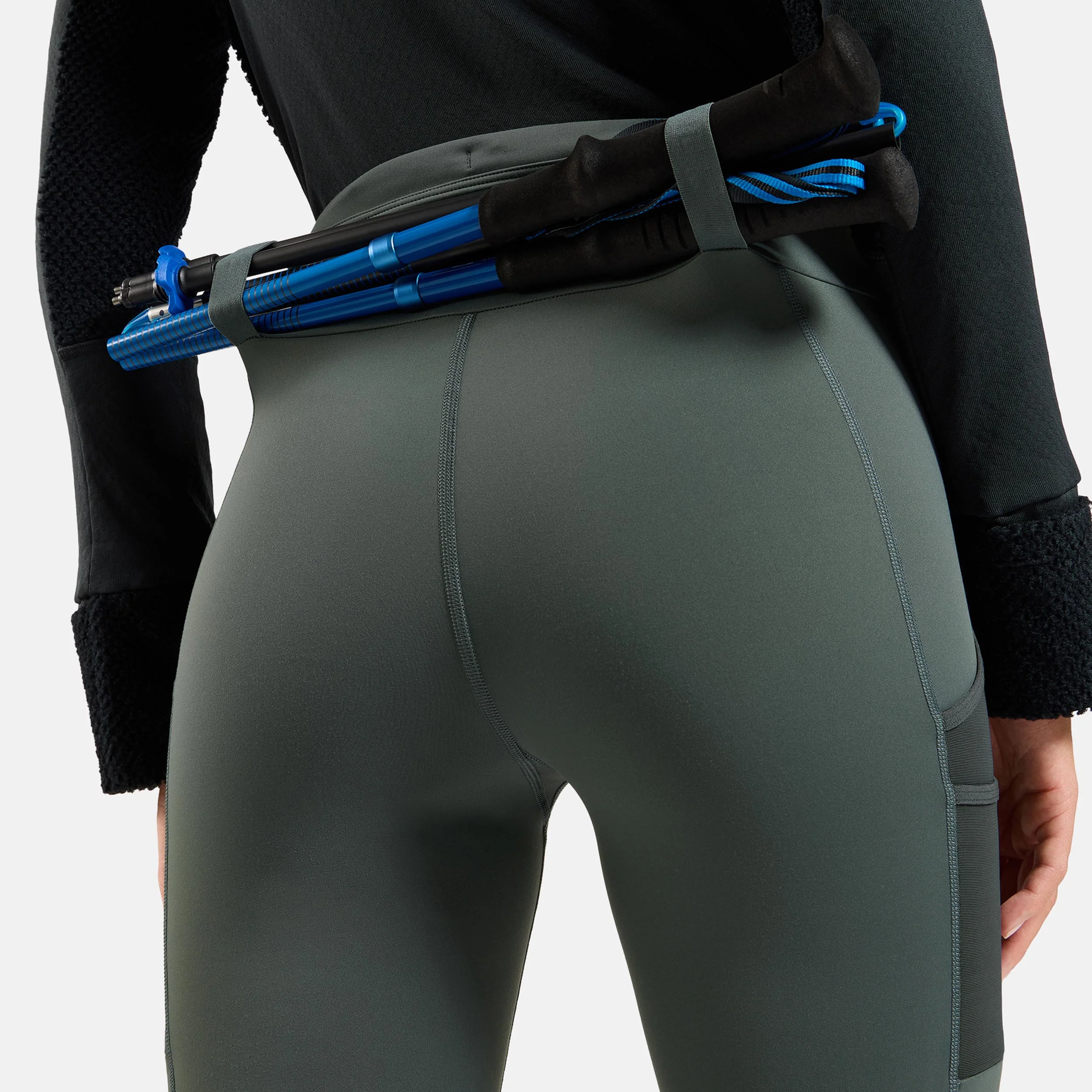 X-Alp Cargo Winter  Lauftight Damen - oliv - Image 8