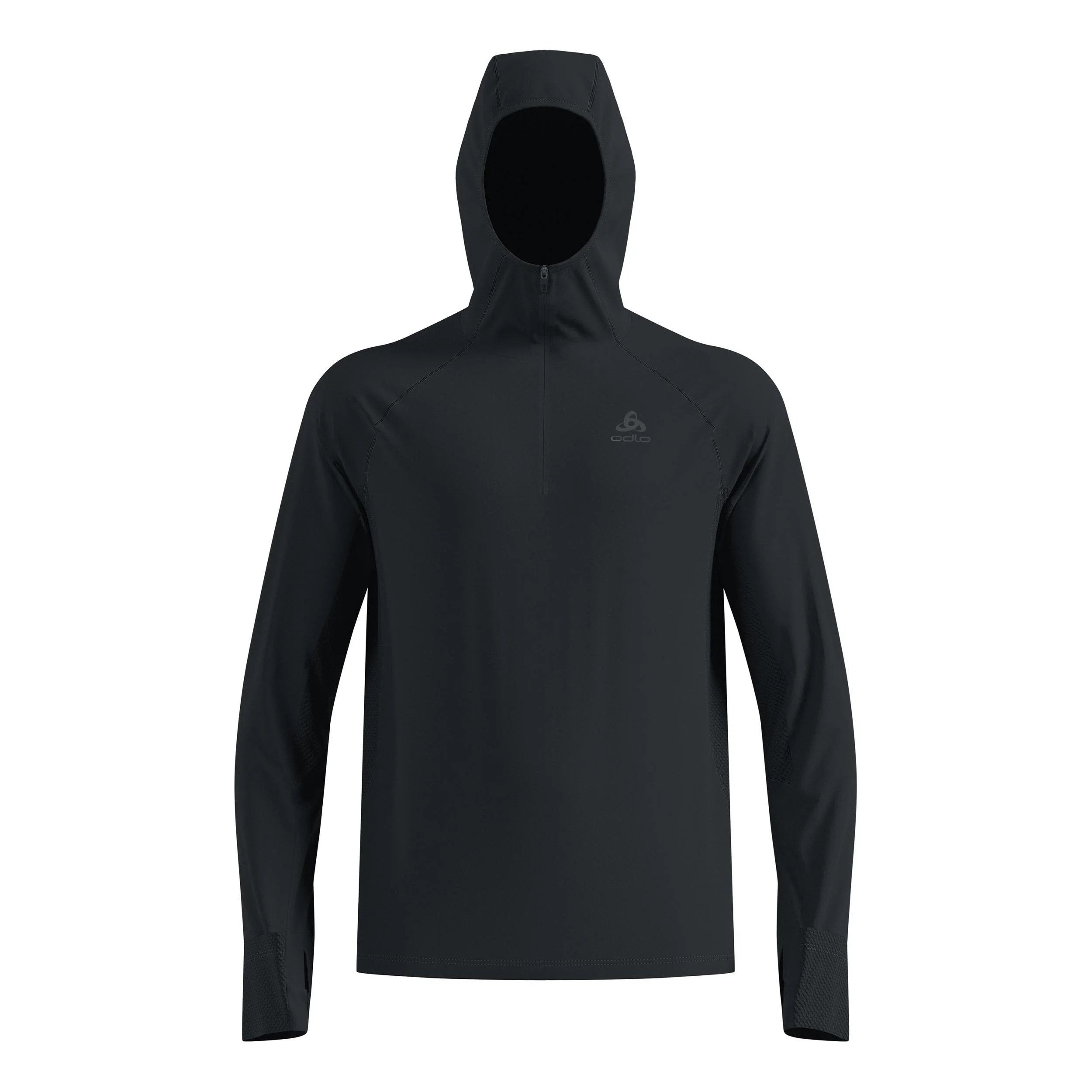 X-Alp Midlayer Laufshirt Herren - schwarz