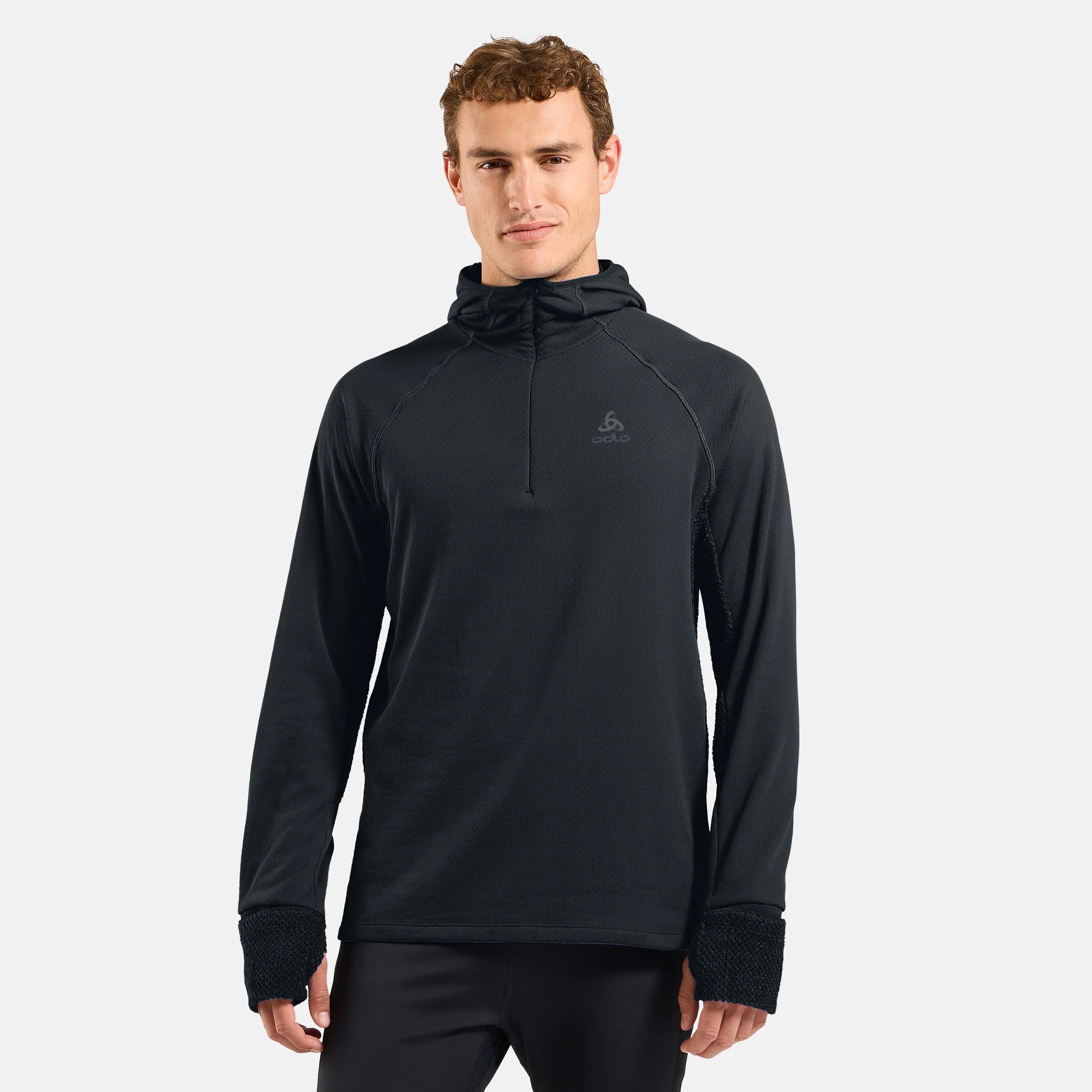 X-Alp Midlayer Laufshirt Herren - schwarz - Image 3