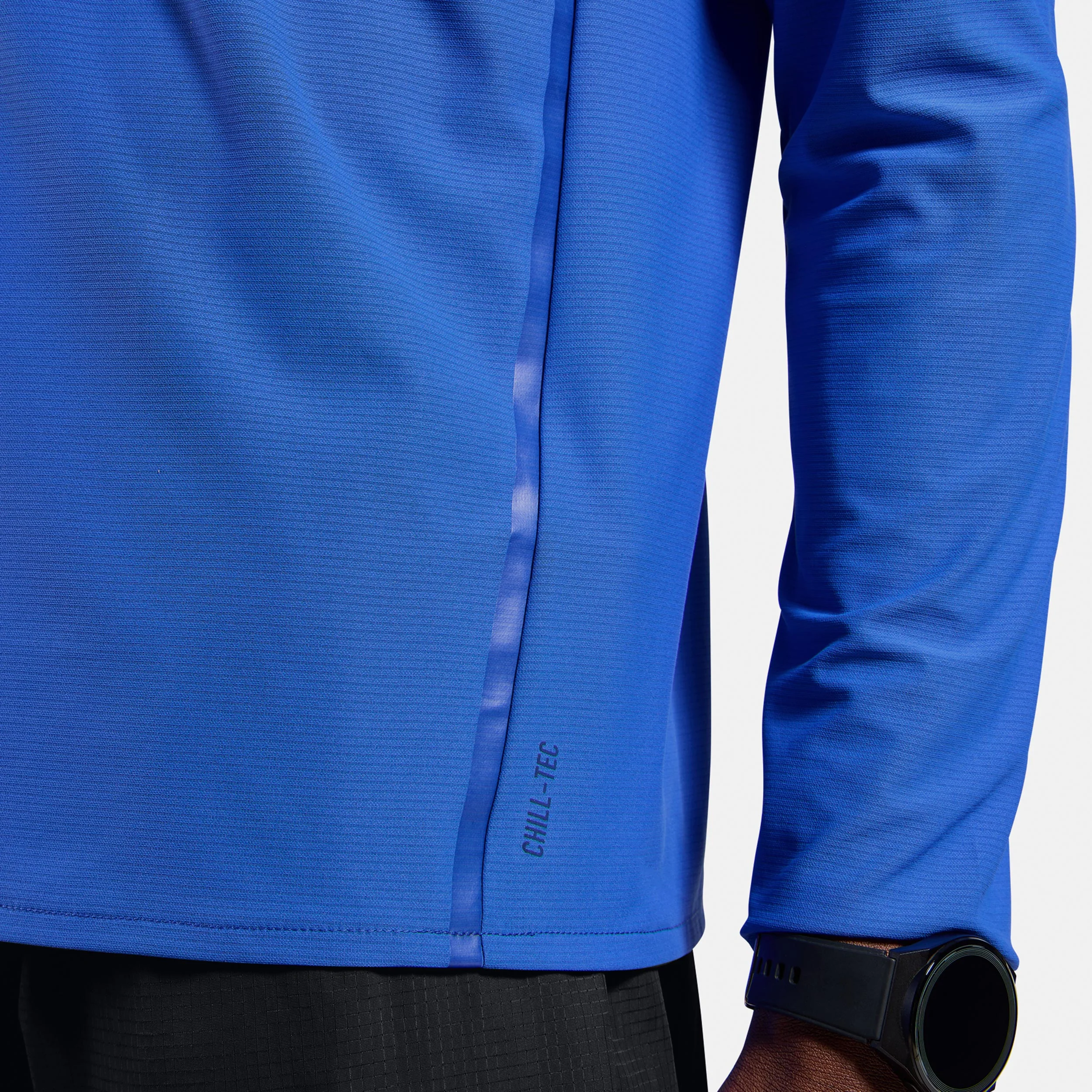 Zeroweight Chill-Tec  Laufshirt Herren - blau - Image 7