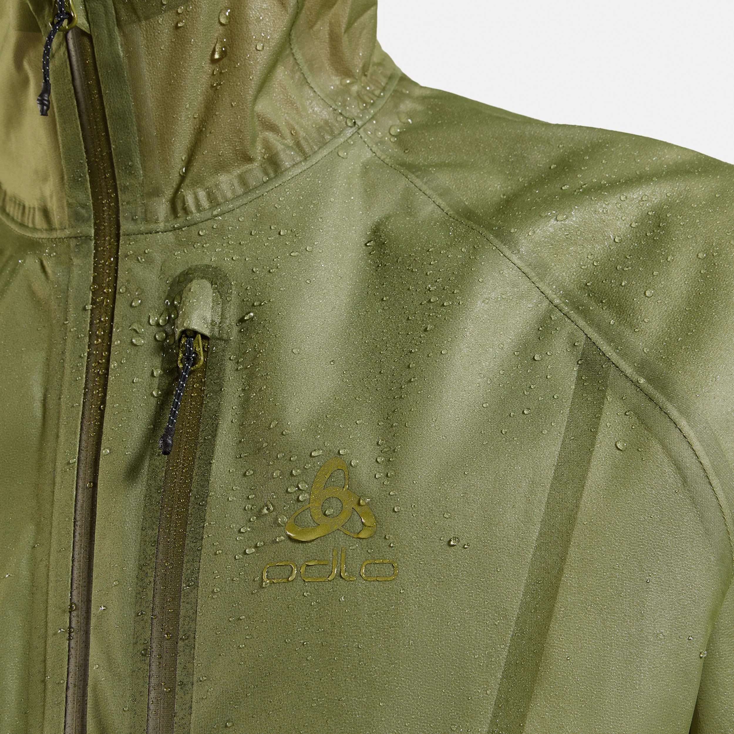 Zeroweight Dual Dry PK Waterproof Laufjacke Herren-grün - Image 6