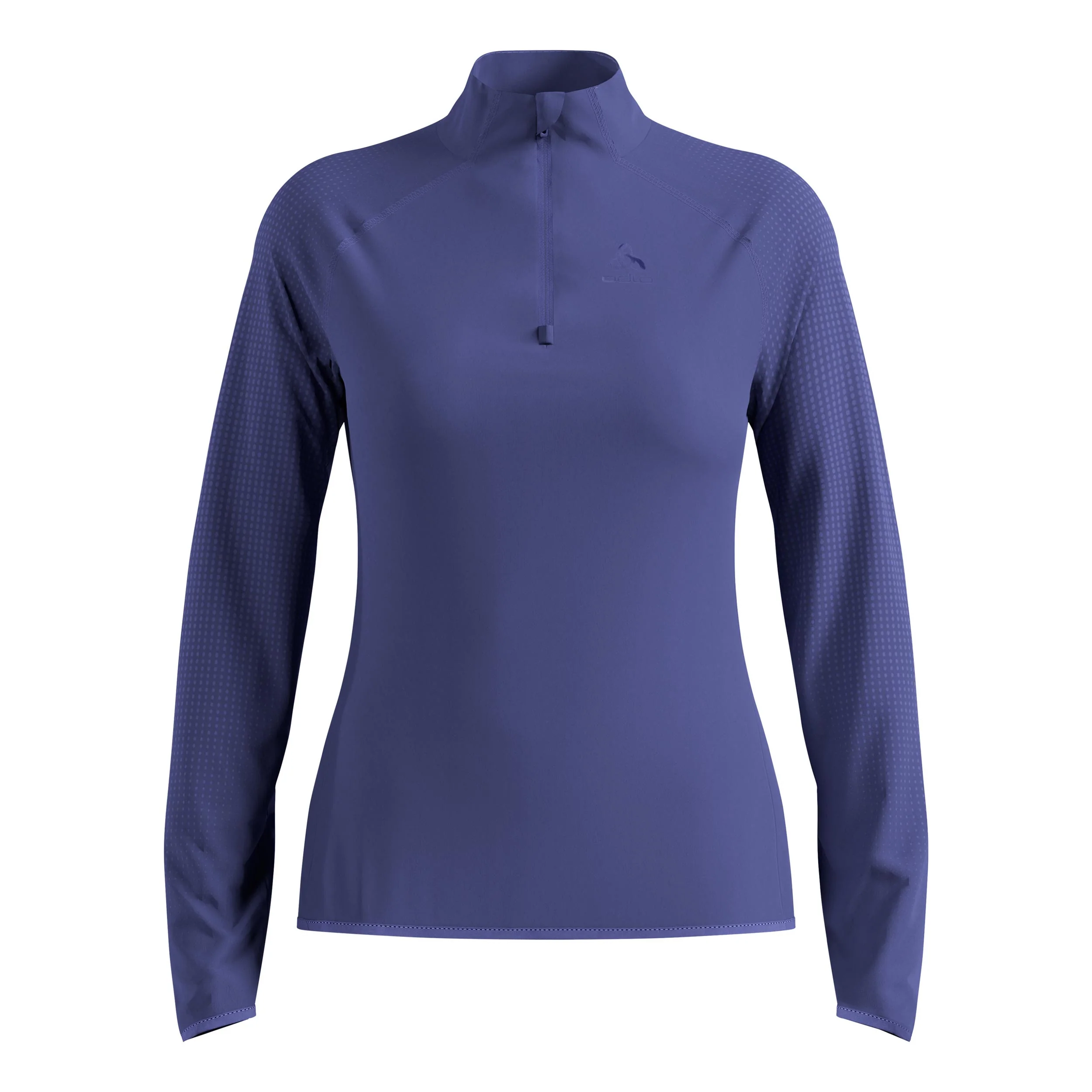 Zeroweight Warm Mid Layer 1/2 Zip Laufshirt Damen - blau