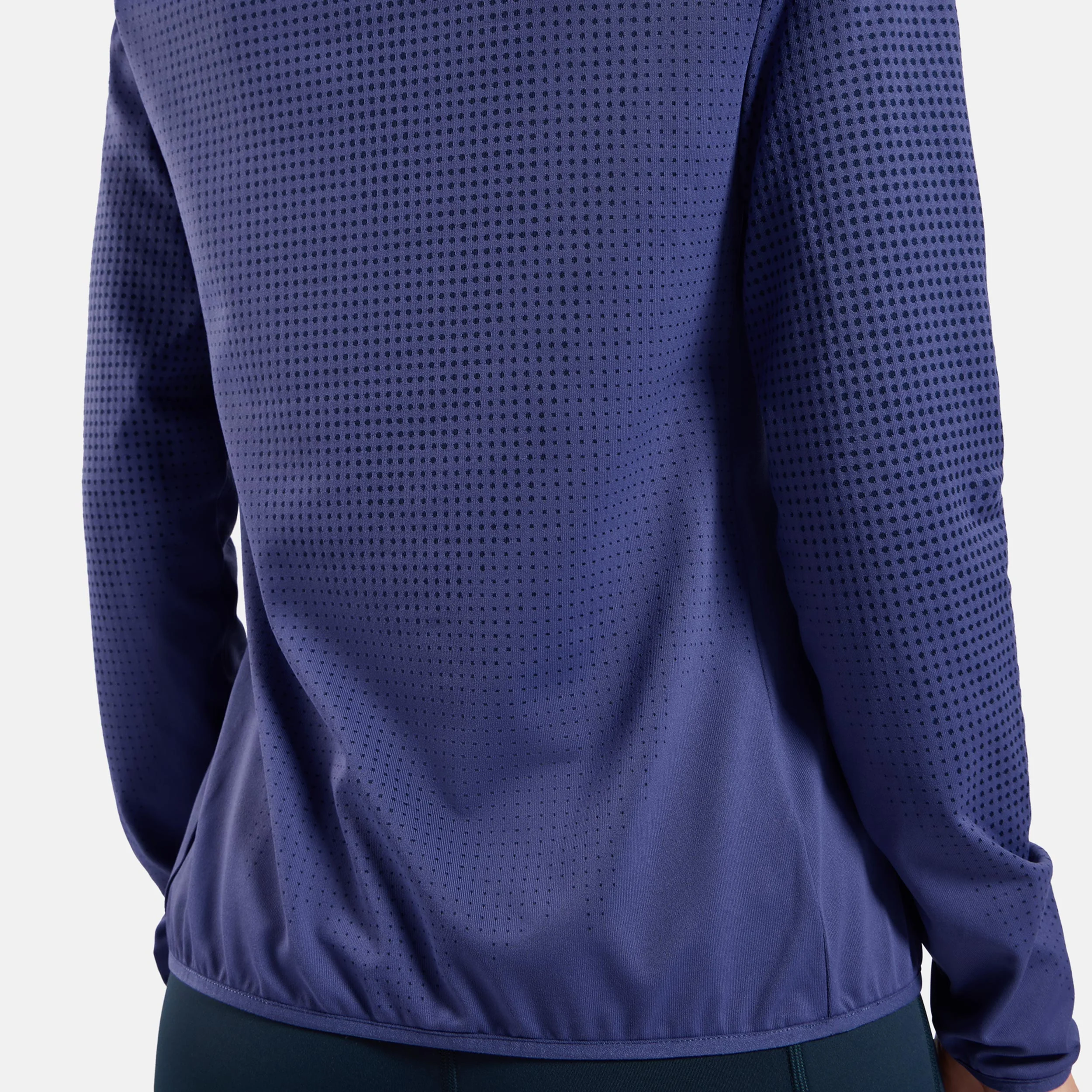 Zeroweight Warm Mid Layer 1/2 Zip Laufshirt Damen - blau - Image 6